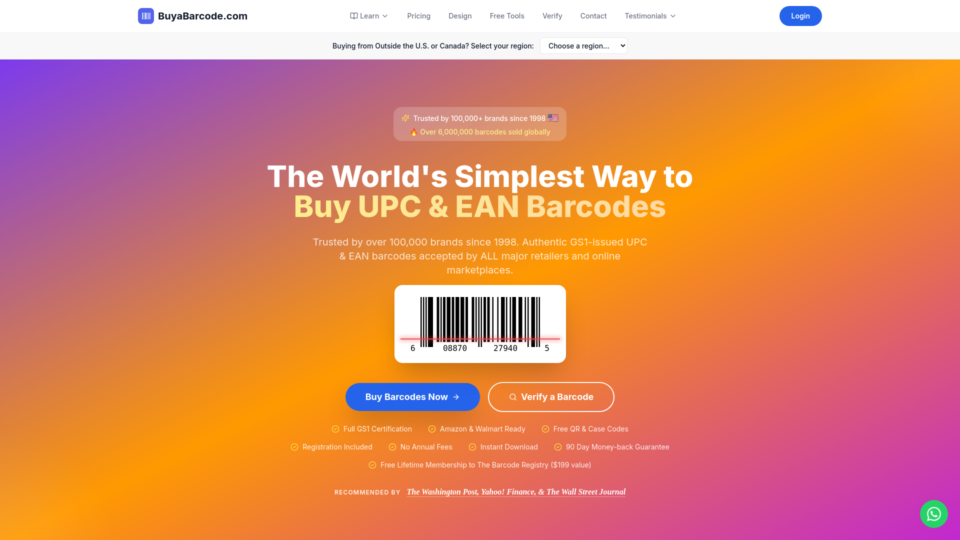 UPC Lookup — Free Barcode & Product Search | BuyABarcode