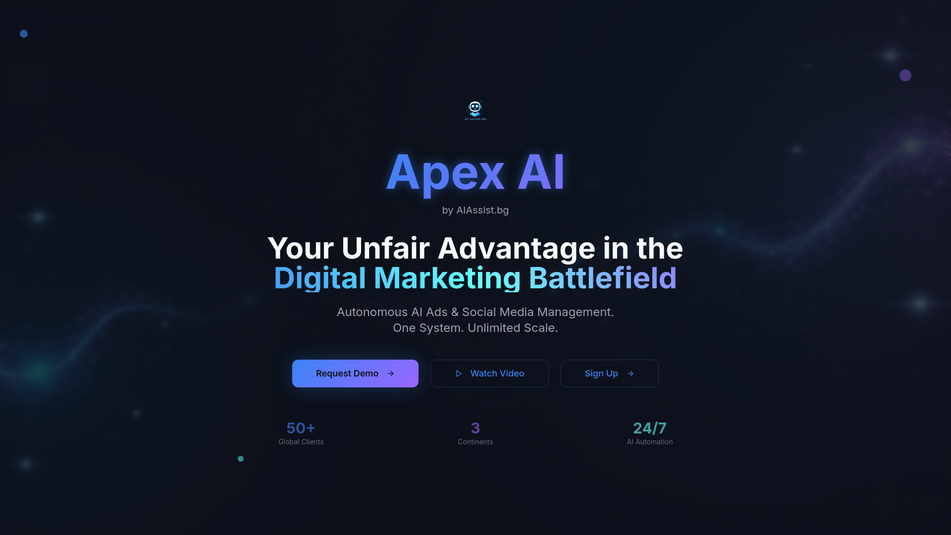 Apex AI - Autonomous AI Ads Platform | AIAssist.bg