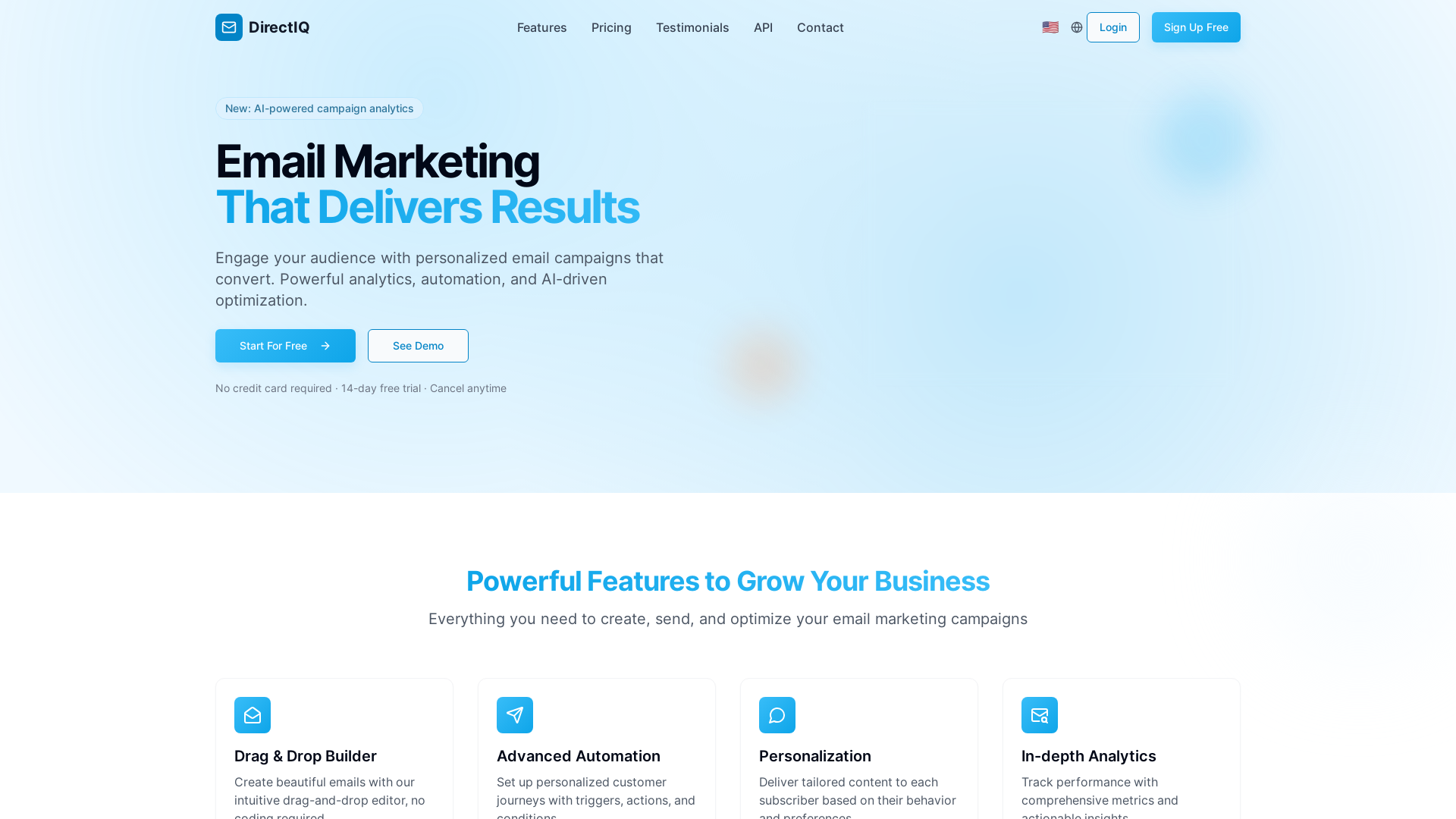 Advanced Email Marketing & Automation App