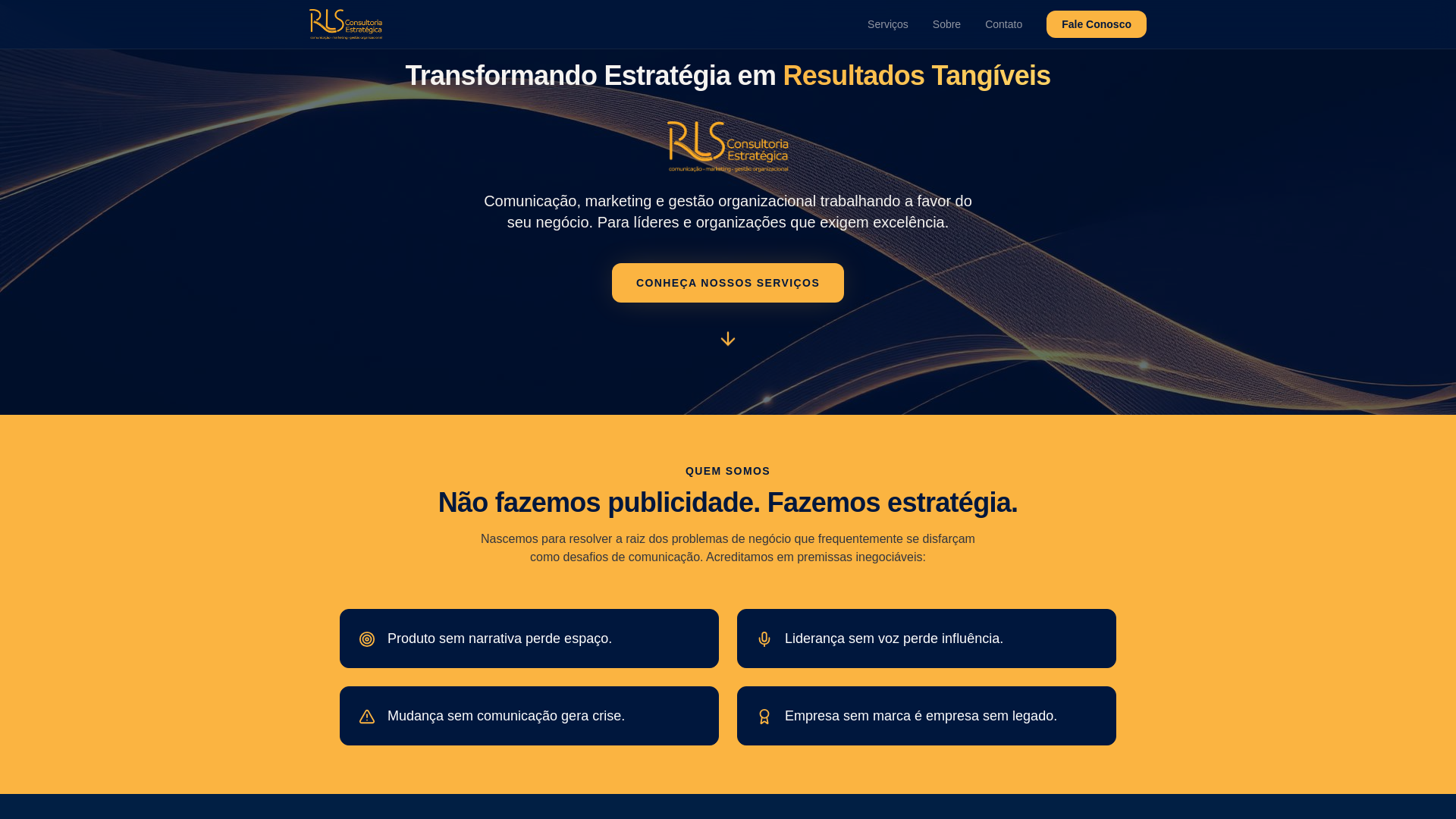 RLS Consultoria Estratégica | Comunicação, Marketing e Gestão