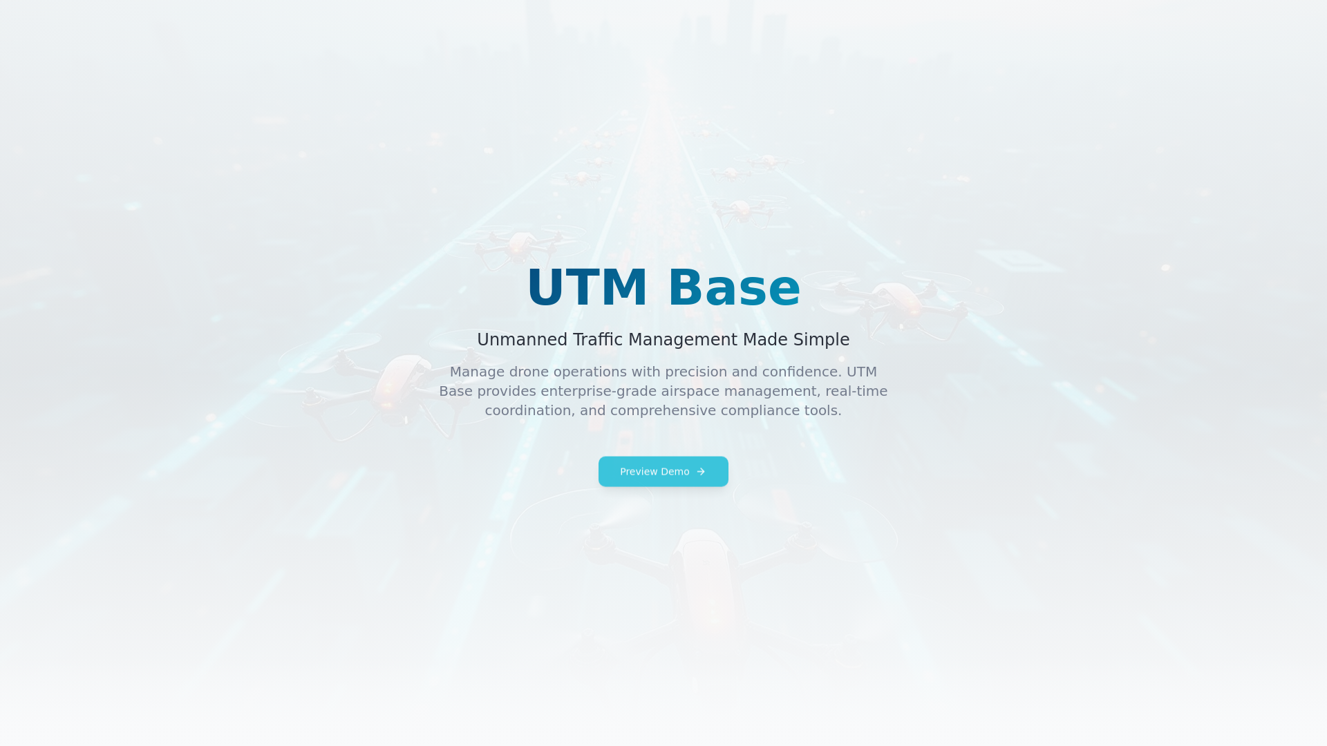 UTM Base - Unmanned Traffic Management Software
