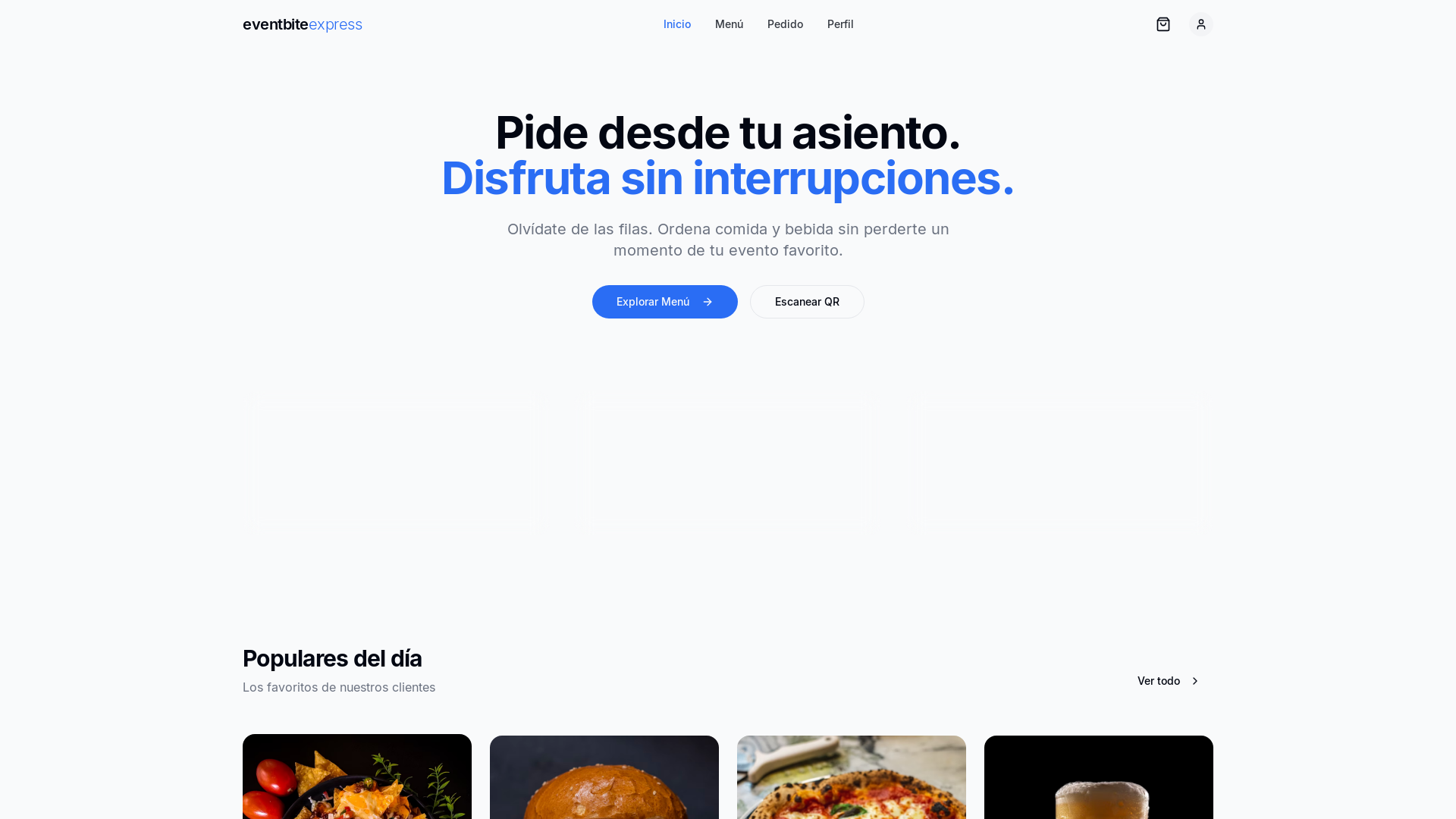 Professional Live Event Ordering & Delivery Platform