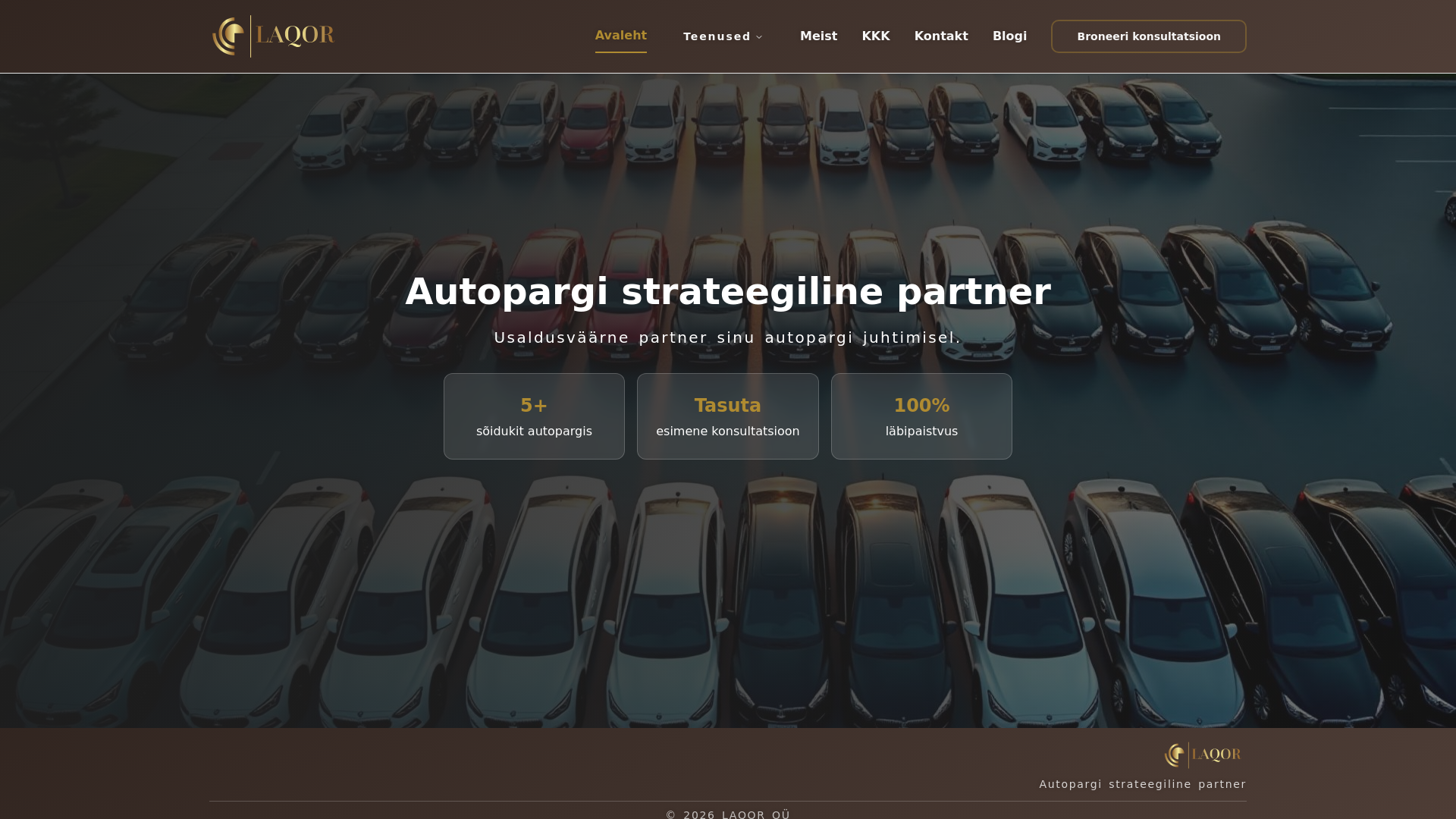 LAQOR OÜ - Autopargi Strateegiline Partner