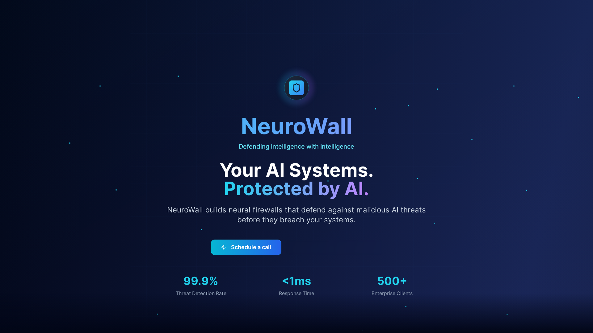 NeuroWall - AI-Powered Neural Firewall Protection