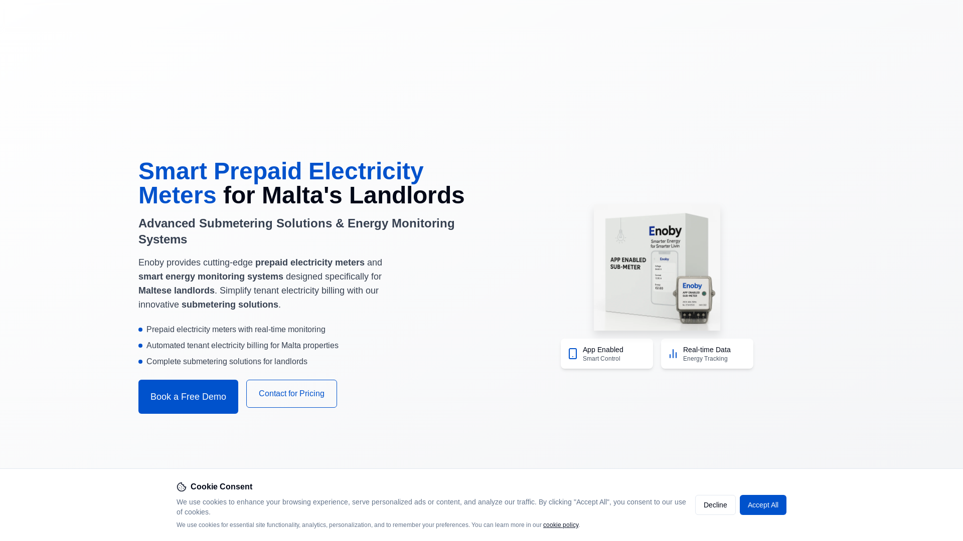 Enoby Device Enoby - Smart Energy Sub-Metering Solutions