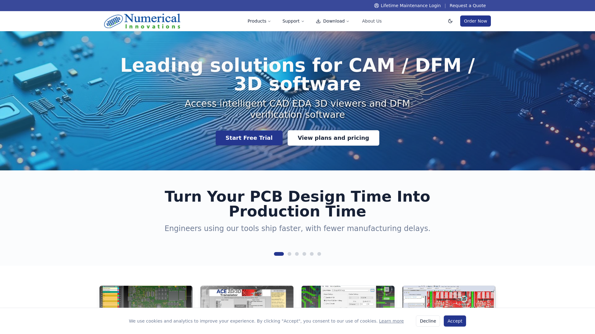 Numerical Innovations - Professional CAD, CAM, DFM Software Solutions