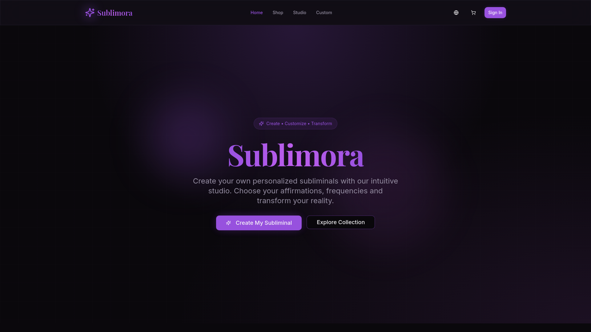 Sublimora Screenshot