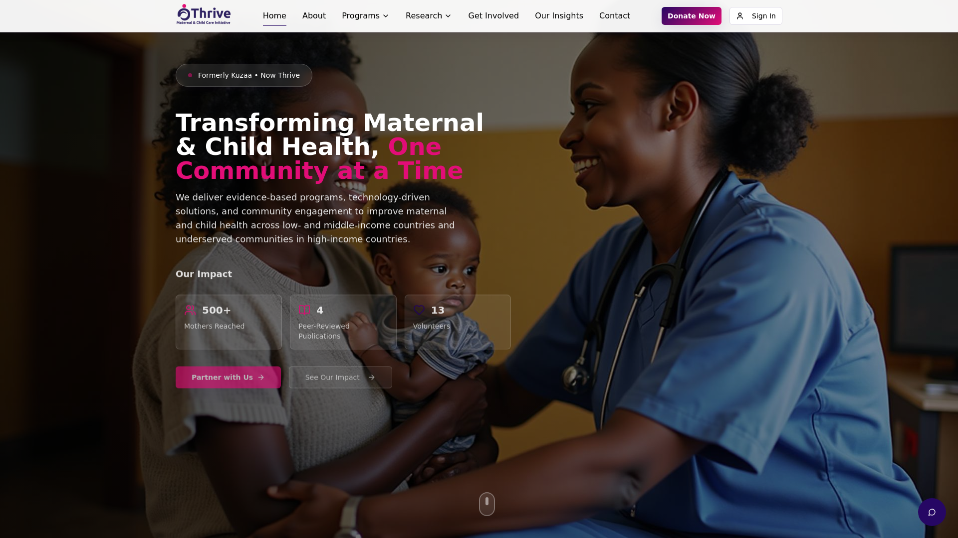 Thrive Maternal and Child Health Initiative