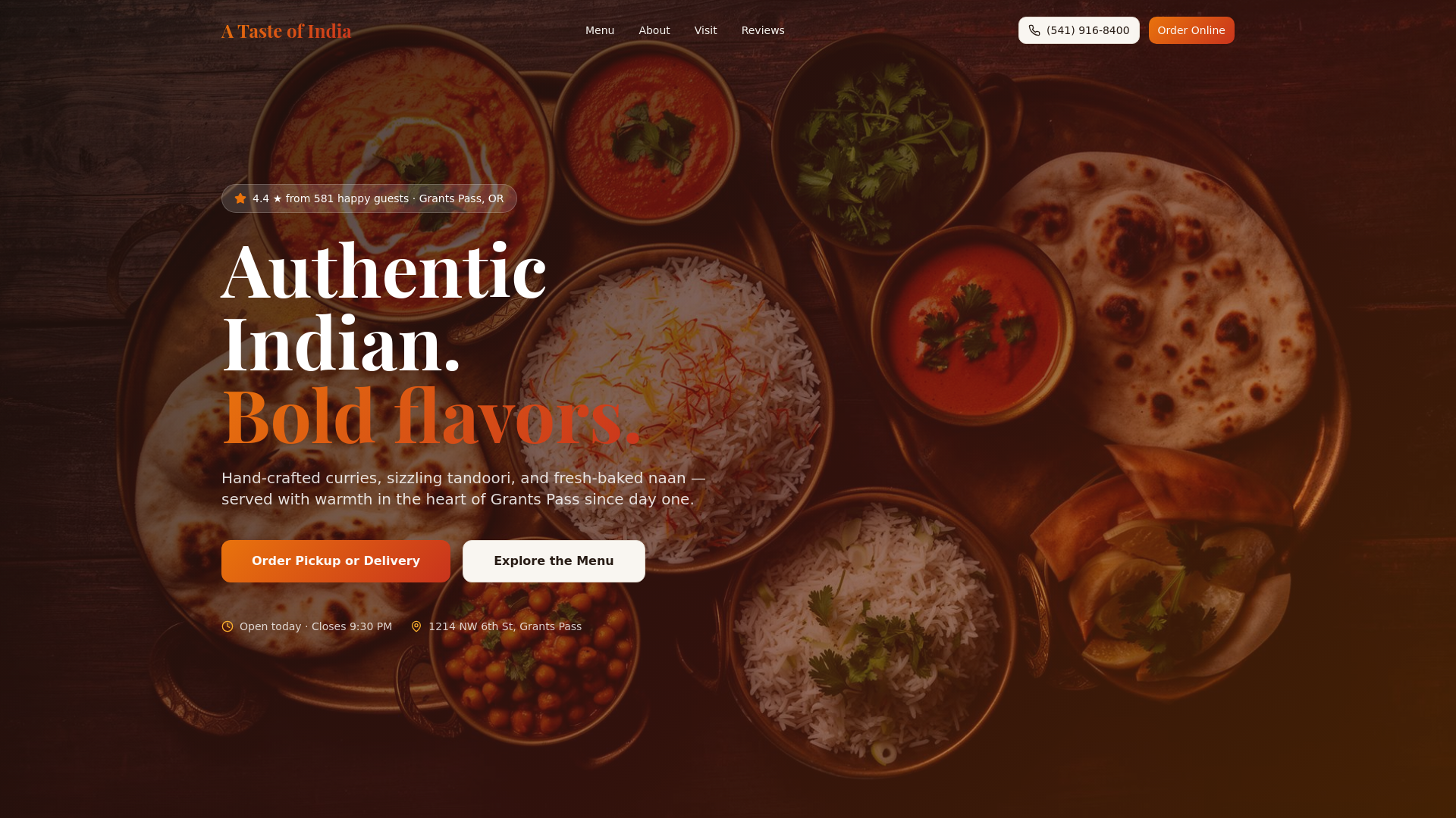 A Taste Of India Grants Pass