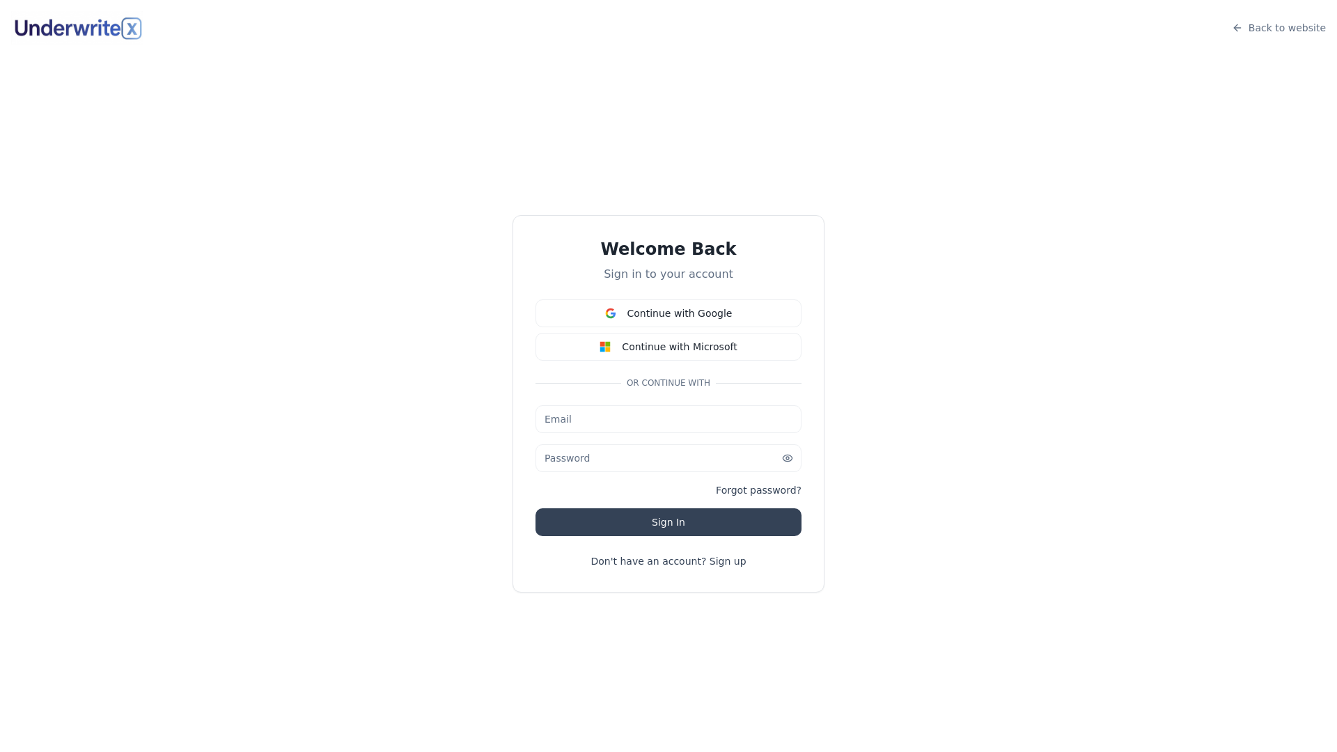 Underwritable UnderwriteX - AI-Powered Real Estate Underwriting