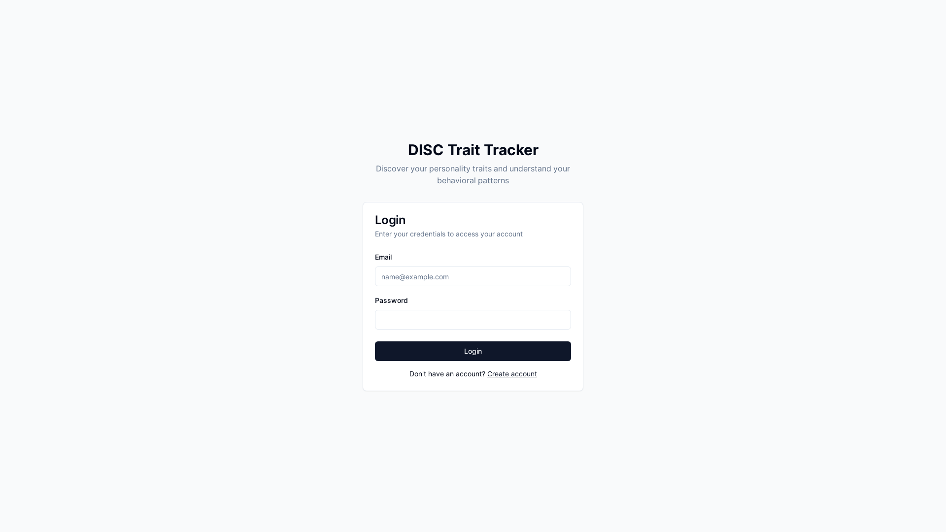 Professional Personality Assessment & Profiling Platform