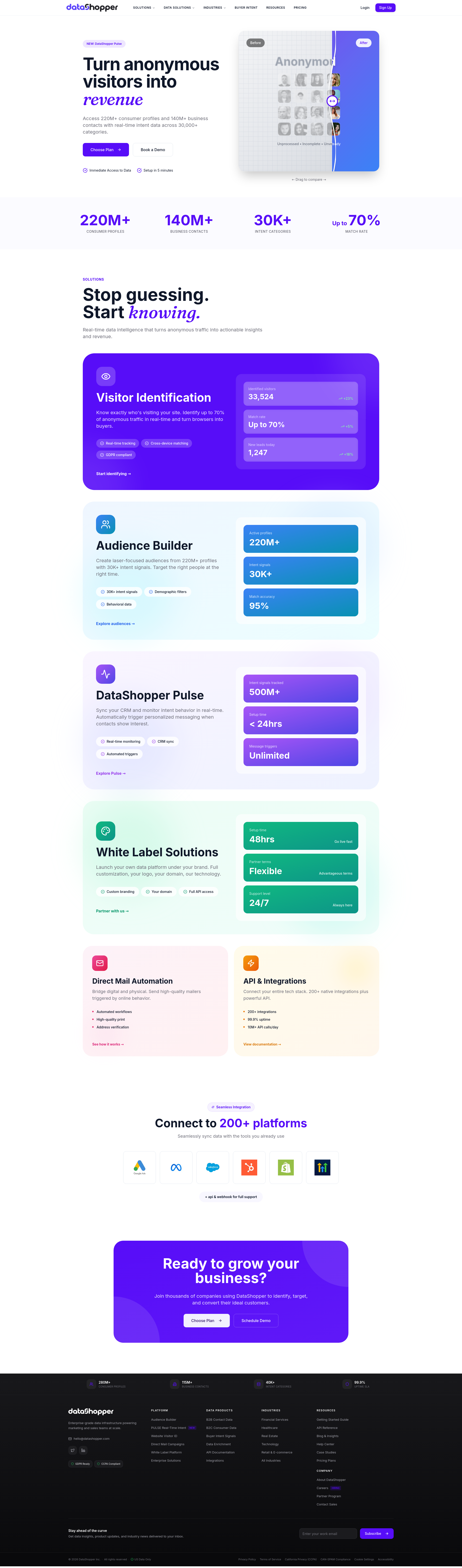 DataShopper - Marketing-Ready Data Platform logo