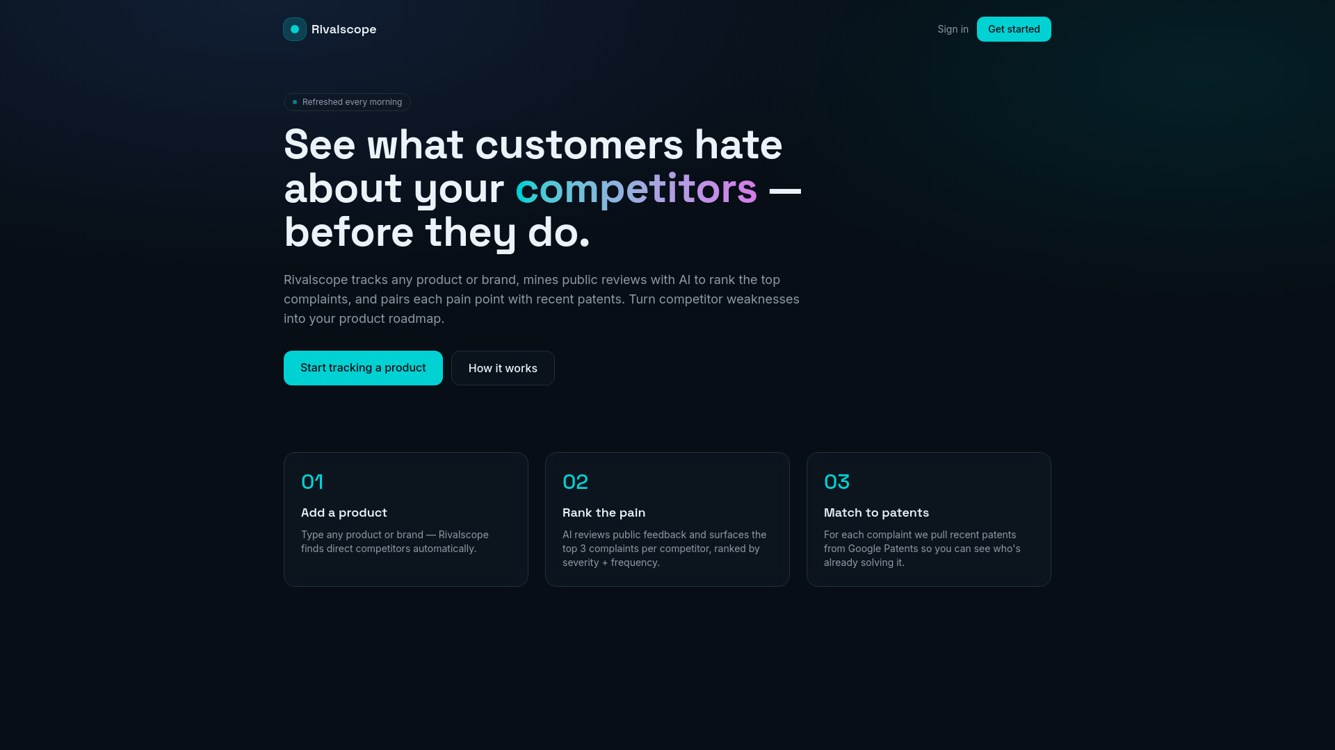 Rivalscopes — 官网预览图