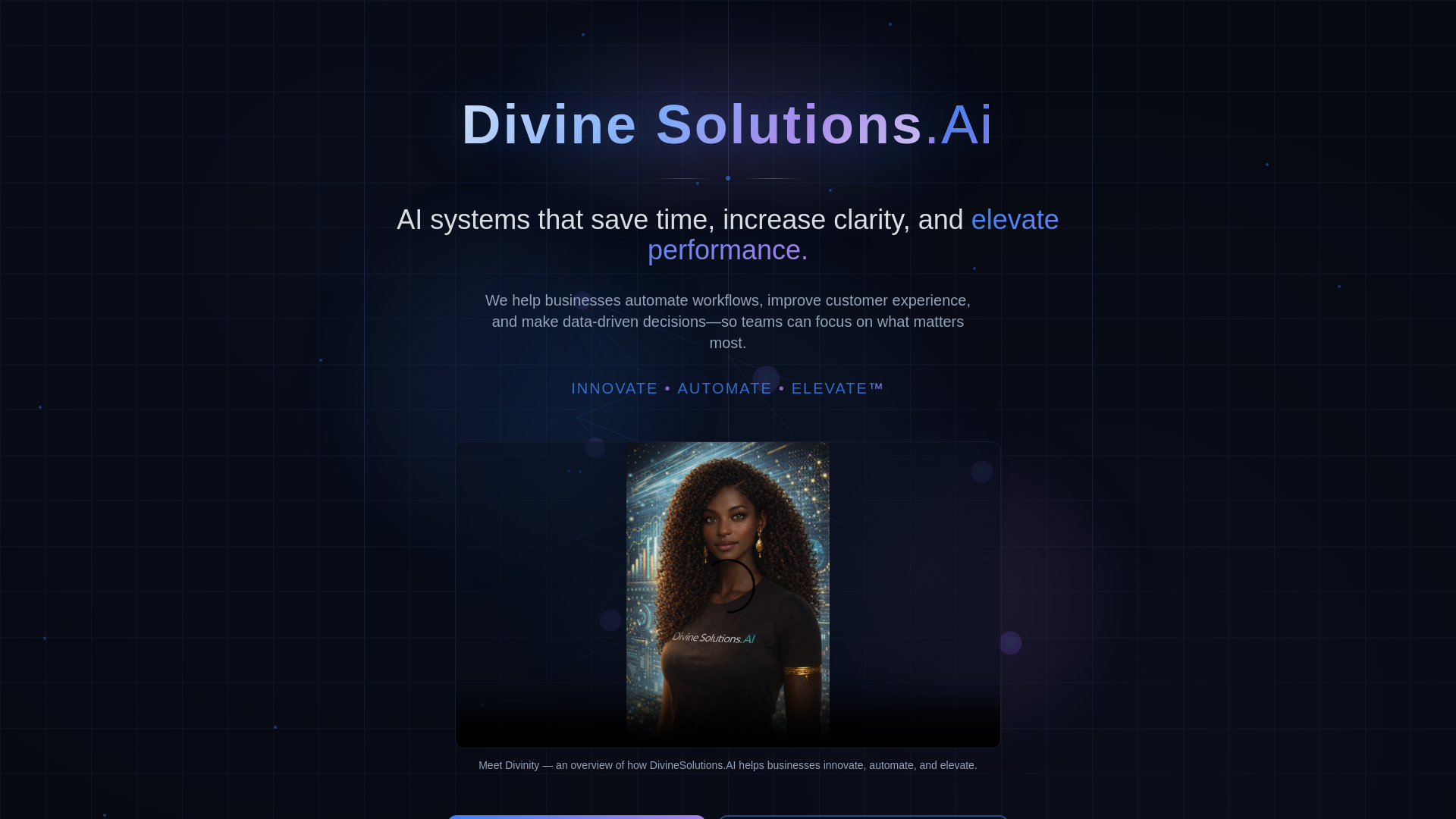Divine Solutions.Ai | AI Consulting for Smarter Business Automation