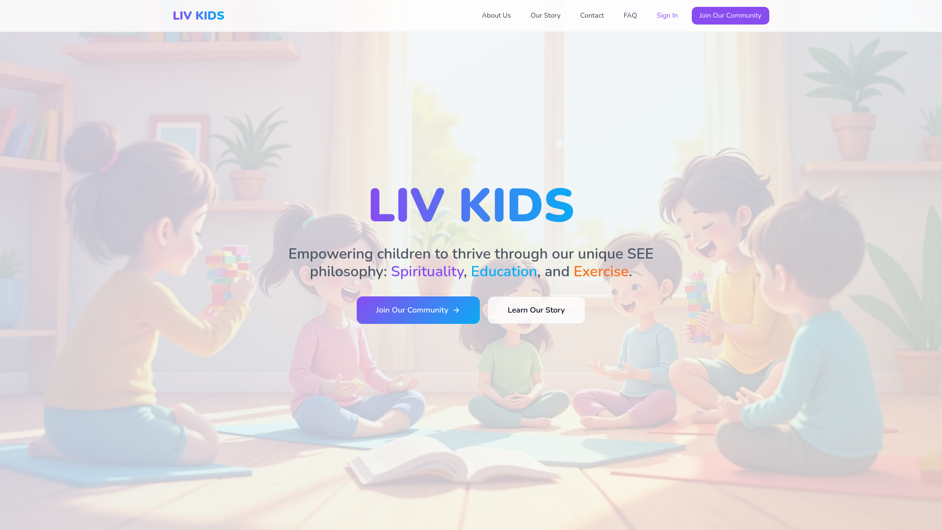 LIV KIDS Love Inspire Value KIDS