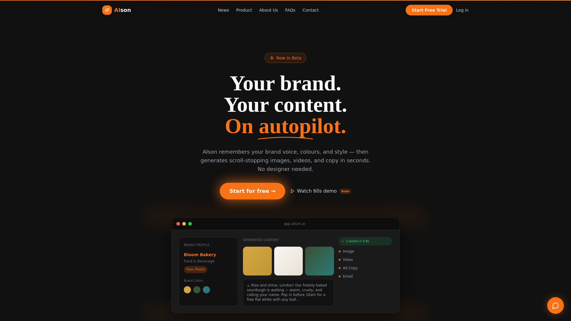 AIson - AI-Powered Content Generation