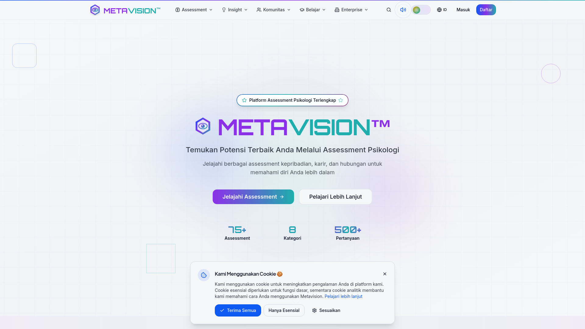 Metavision - Personality Assessment Platform