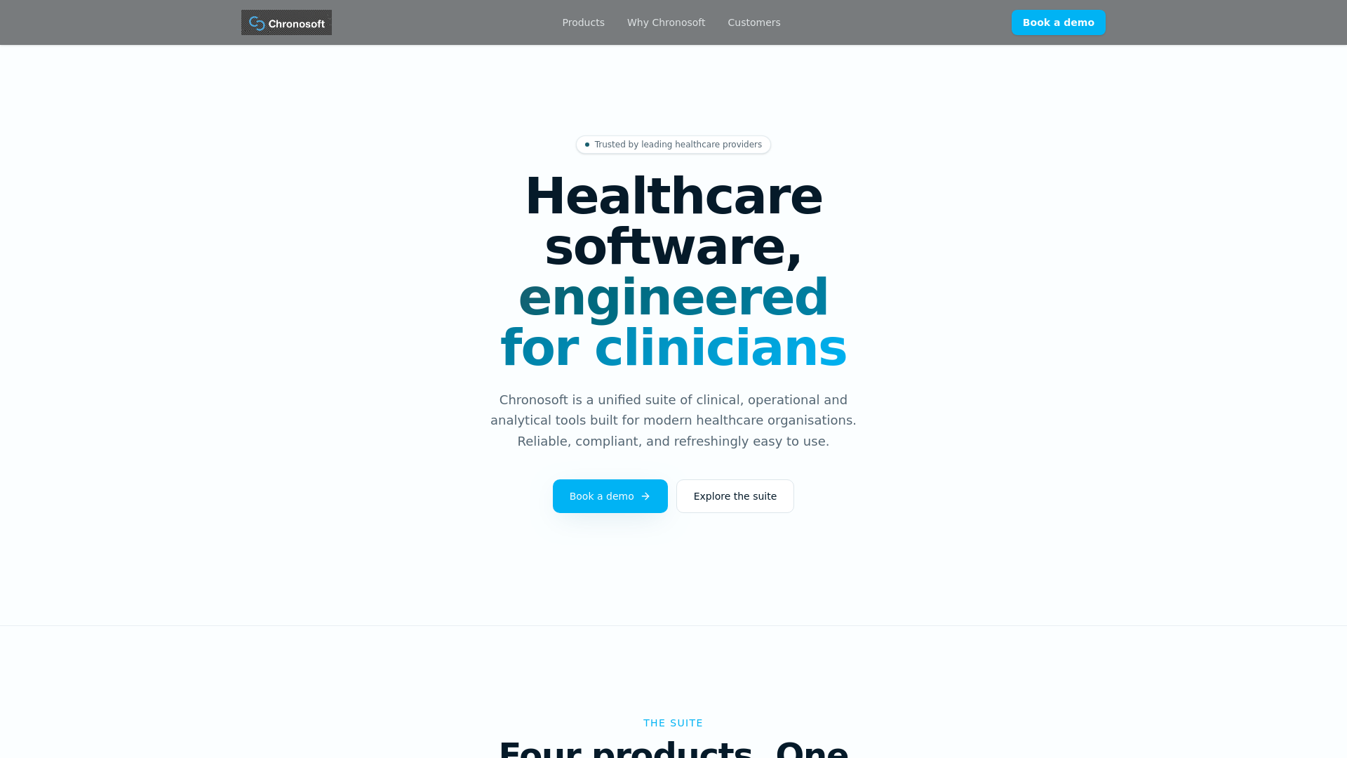 Chronosoft — Healthcare Software Suite