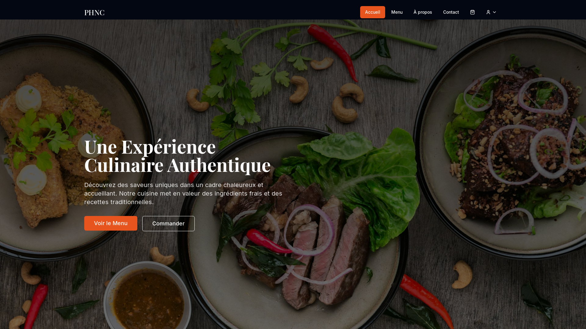 Professional Restaurant & Food Service Platform