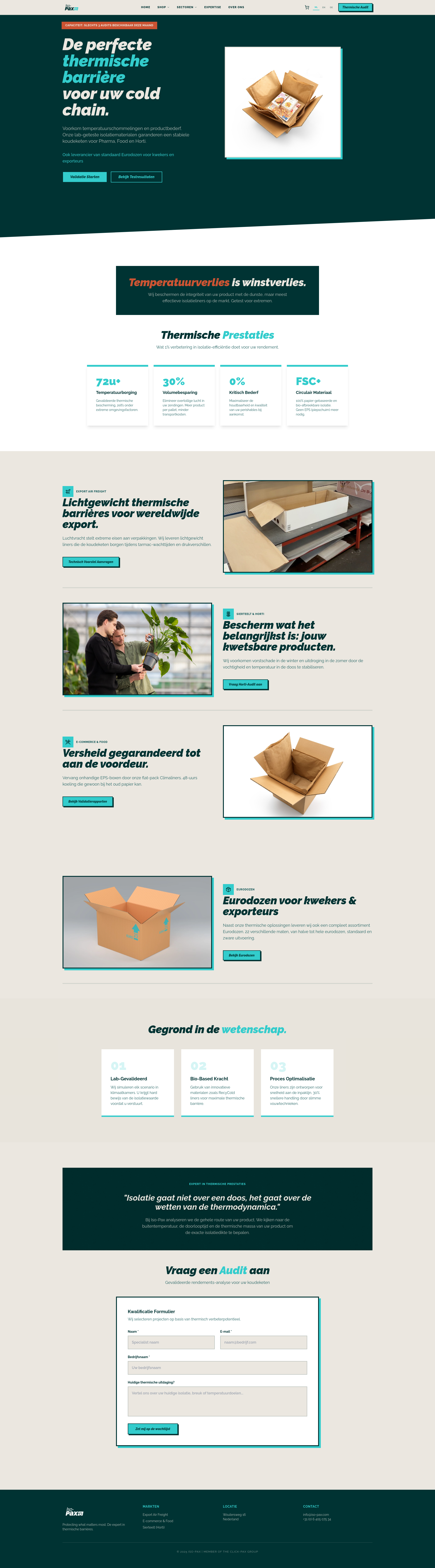 Iso-PAX | Smart Temperature-Controlled Packaging Solutions