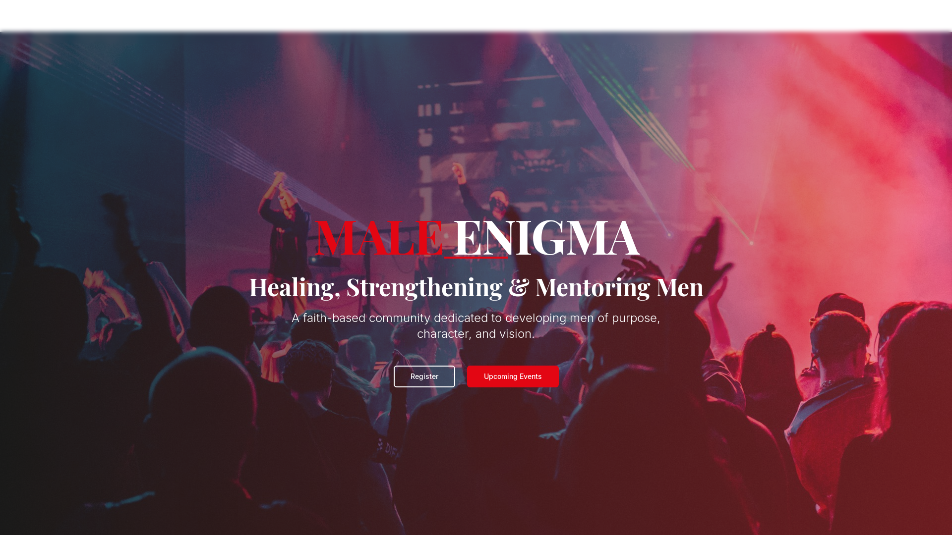 The Male Enigma - Healing, Strengthening & Mentoring Men