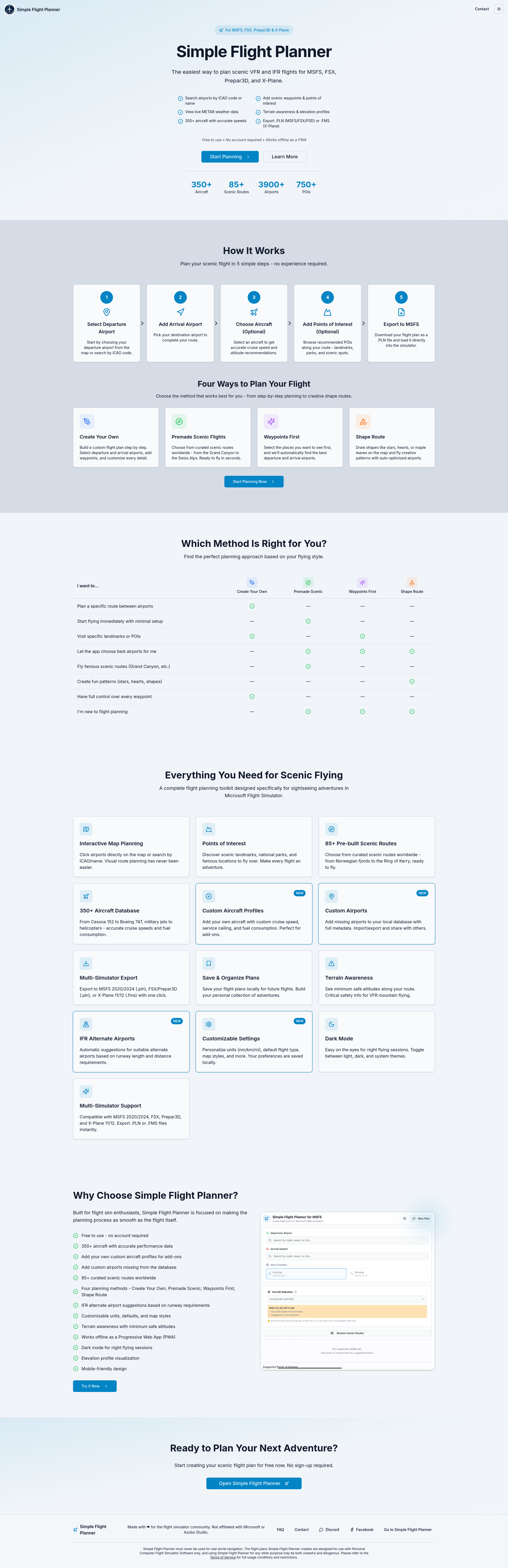 First Flight Planner Tools & Utilities Microsoft