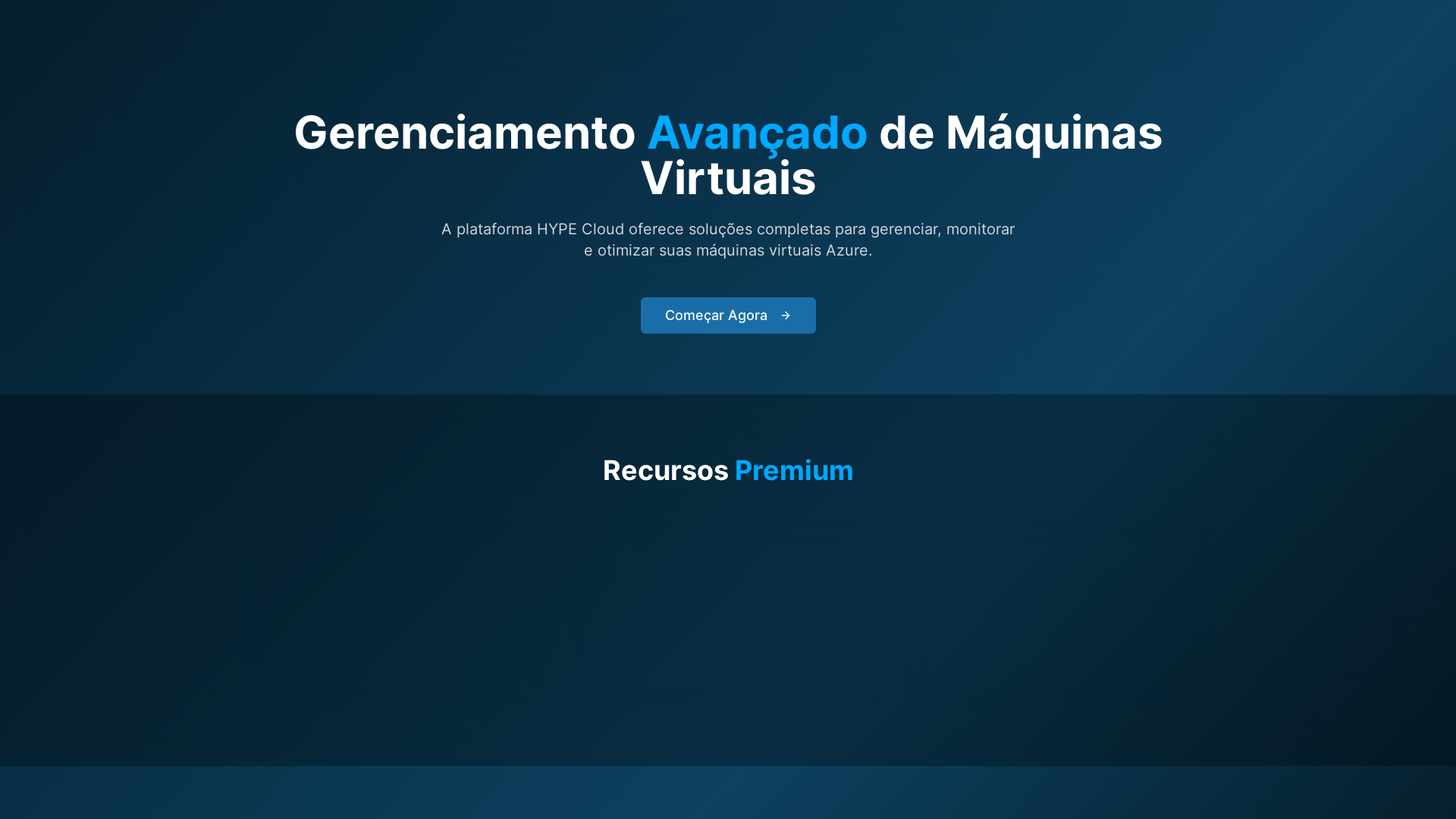 Analytics Virtual Machine Management Dashboard Platform