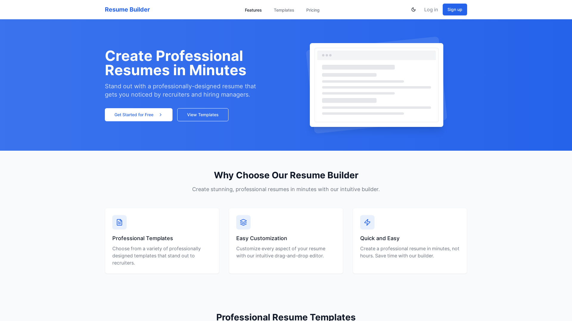 Smart Ai-powered Resume Creation Solution
