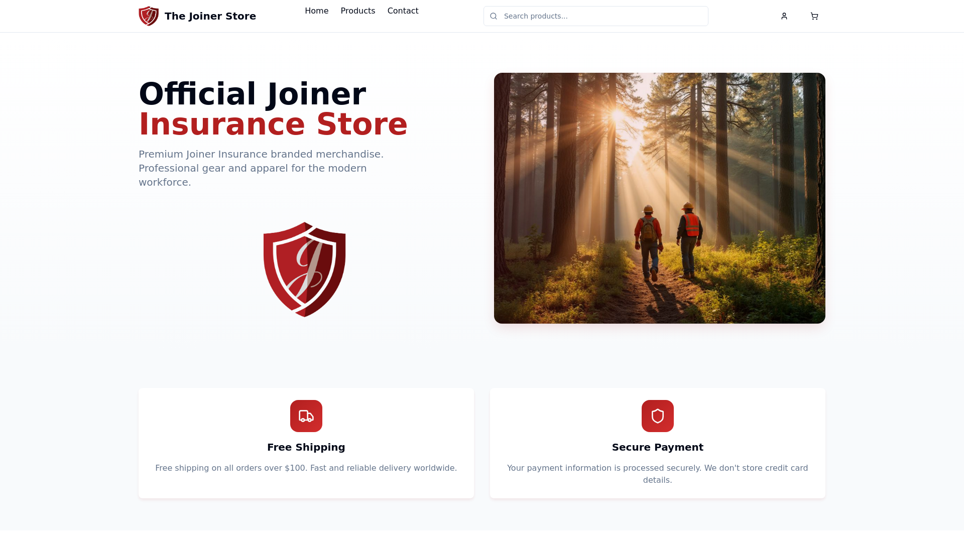 The Joiner Store - Official Joiner Insurance Merchandise