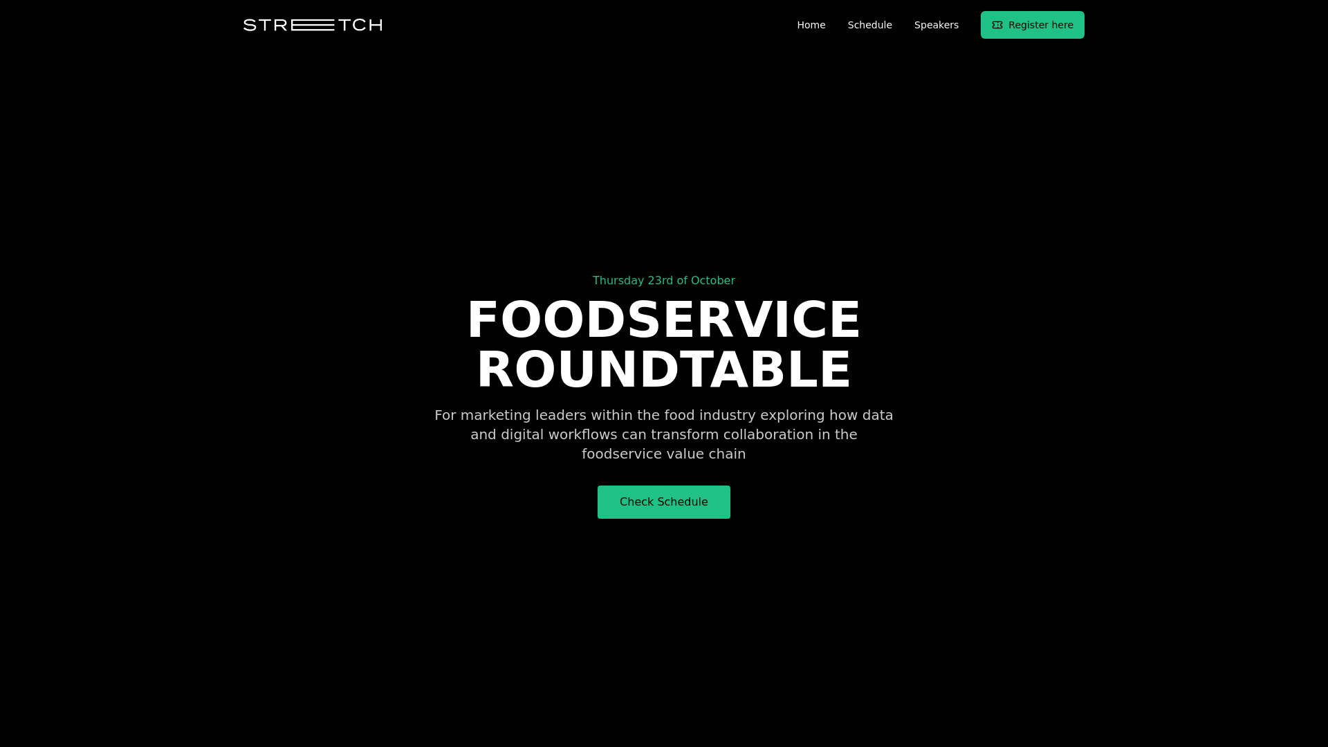 Foodservice Roundtable - Stretch