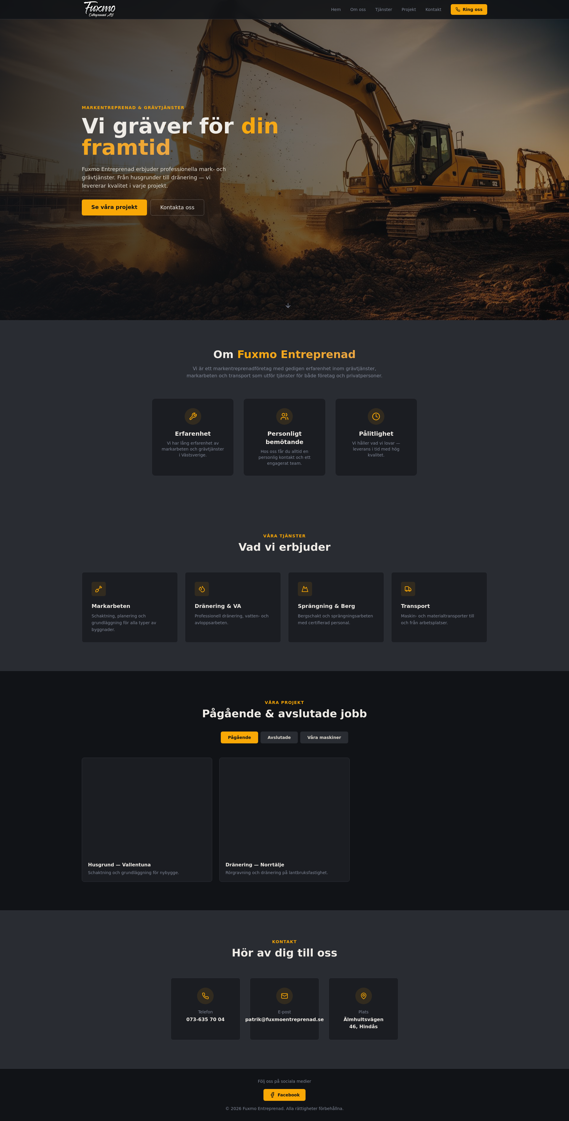 Fuxmo Entreprenad AB logotyp