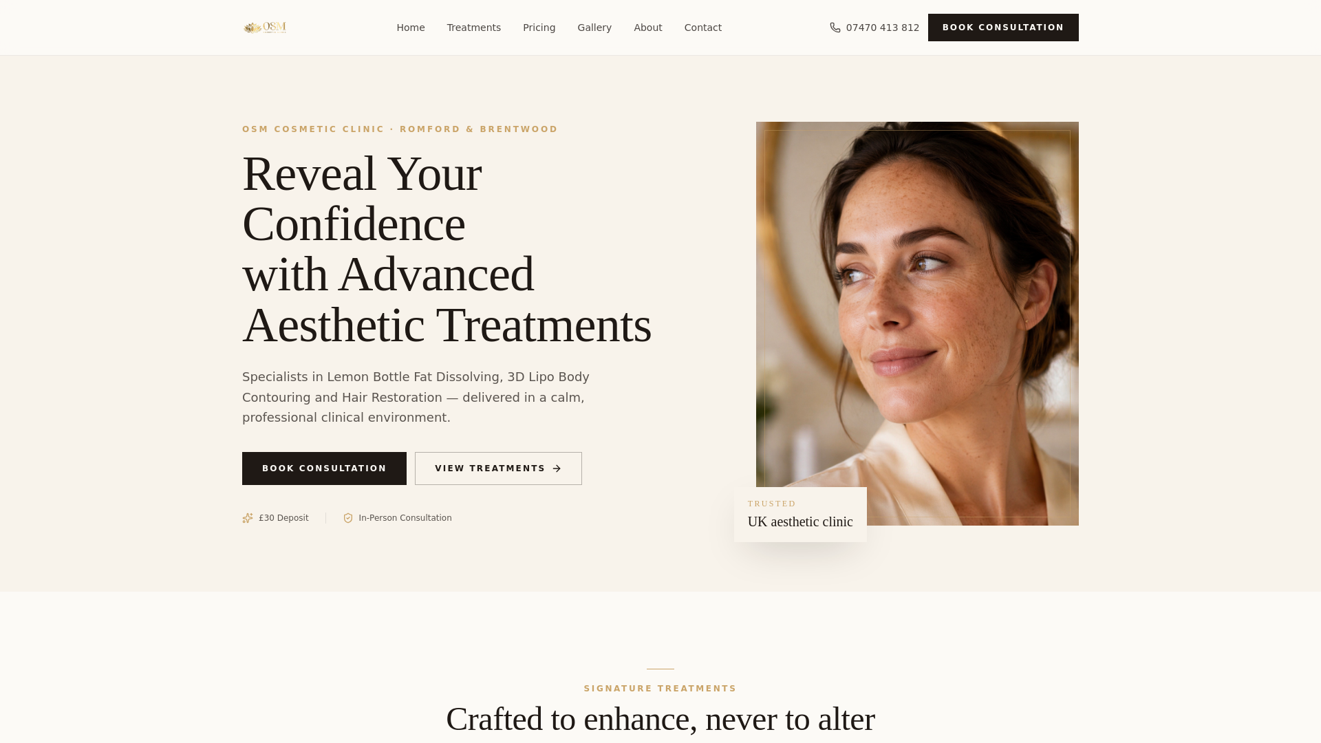 OSM Cosmetic Clinic | Aesthetic Treatments Romford & Brentwood