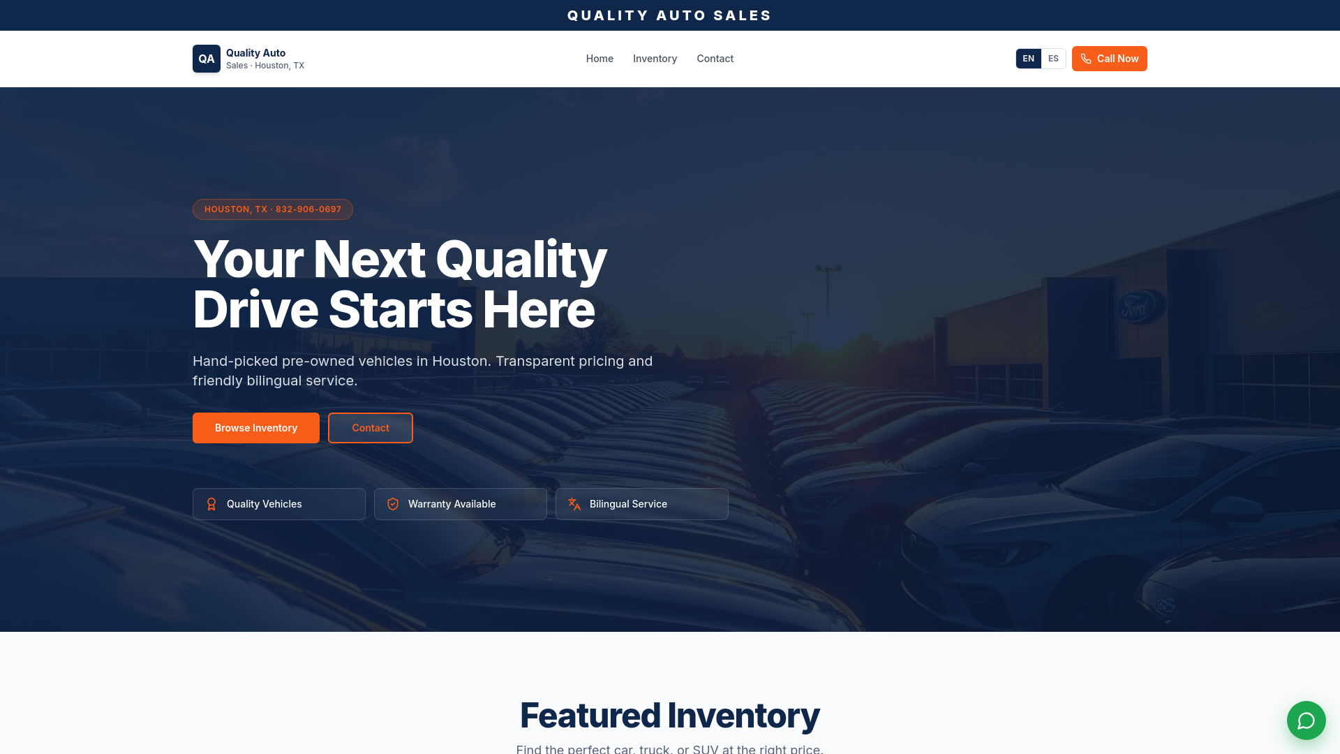 Quality Auto Sale cover