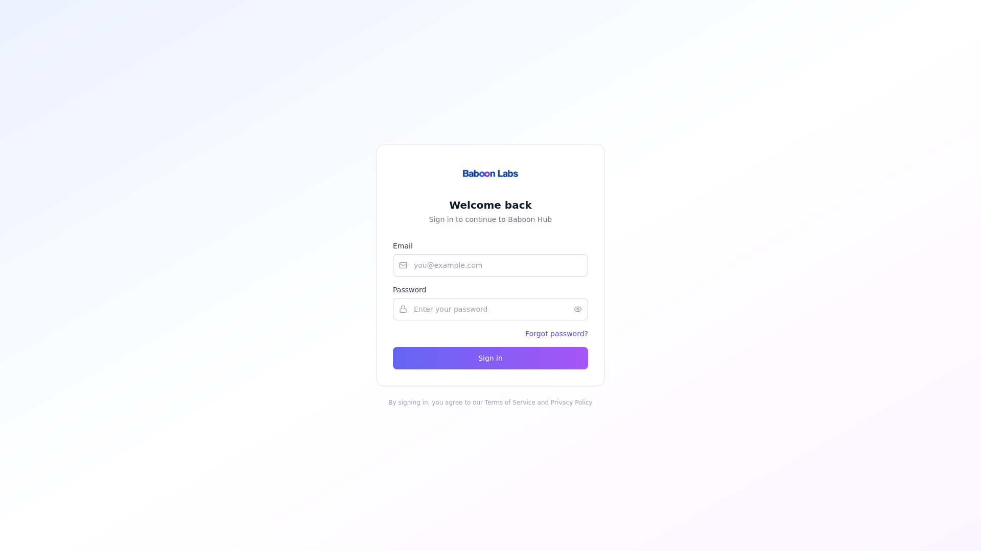 Baboon Labs - Digital Product Lab