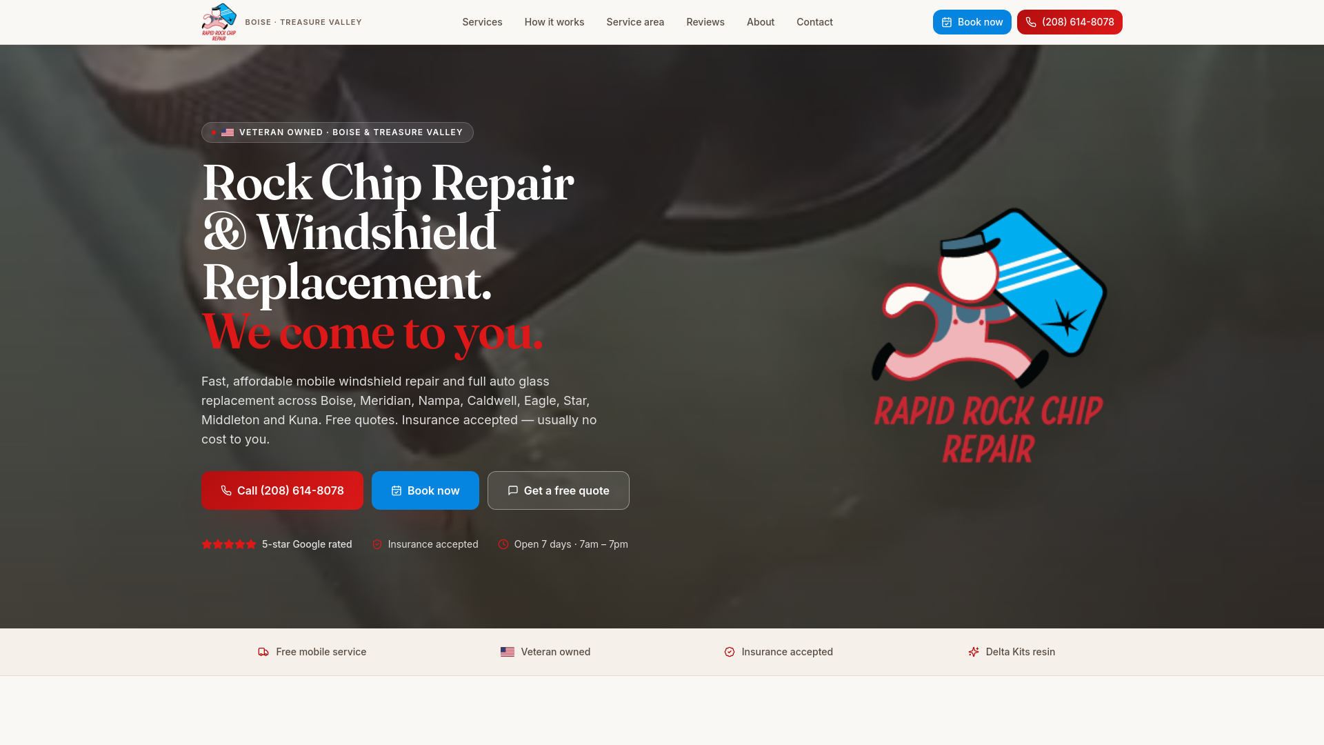 Rapid Rock Chip Repair cover