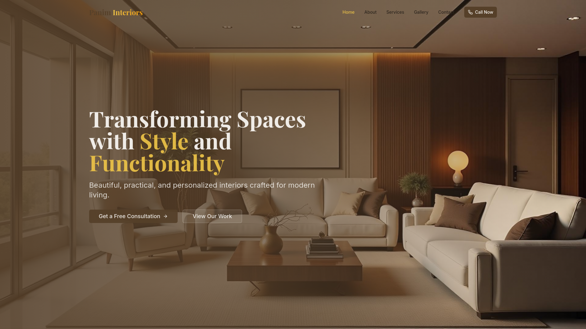 Panim Interiors - Premium Interior Design in Hyderabad