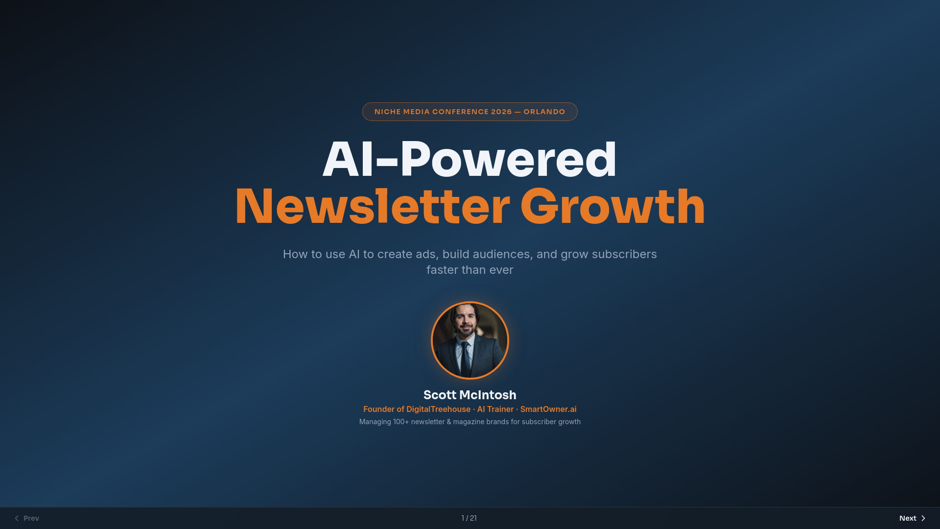 AI Your Newsletter website design screenshot showing homepage layout and branding by DigitalTreehouse