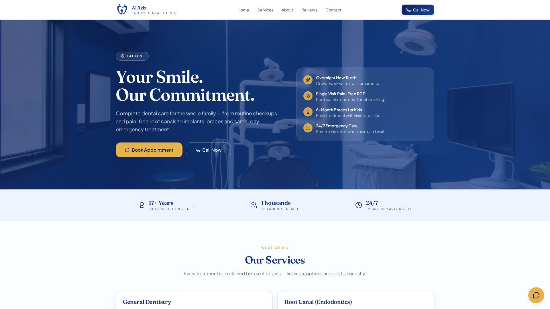 Al Aziz Family Dental clinic logo