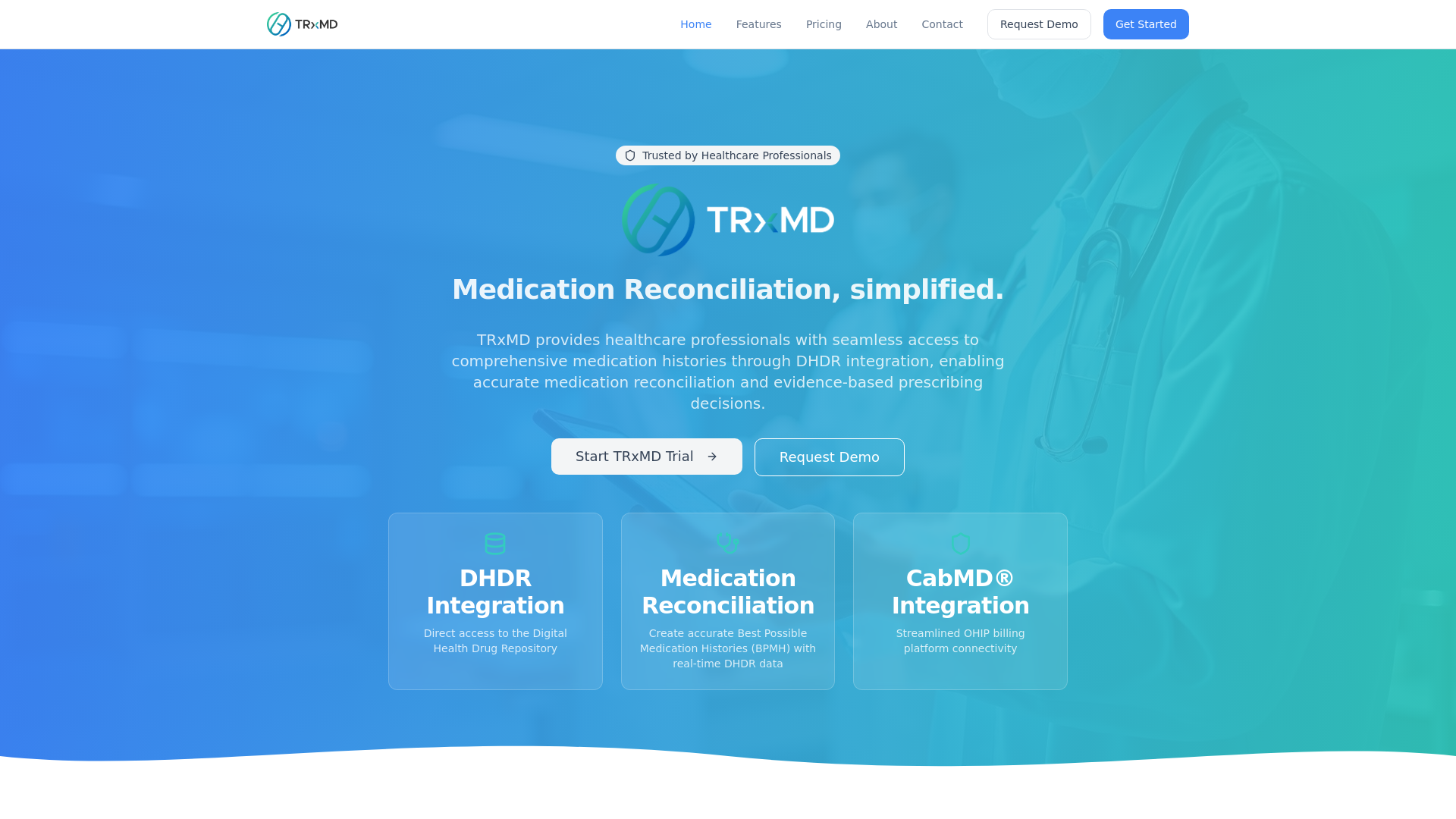 Repository Medication TRxMD - Medication Reconciliation, simplified.
