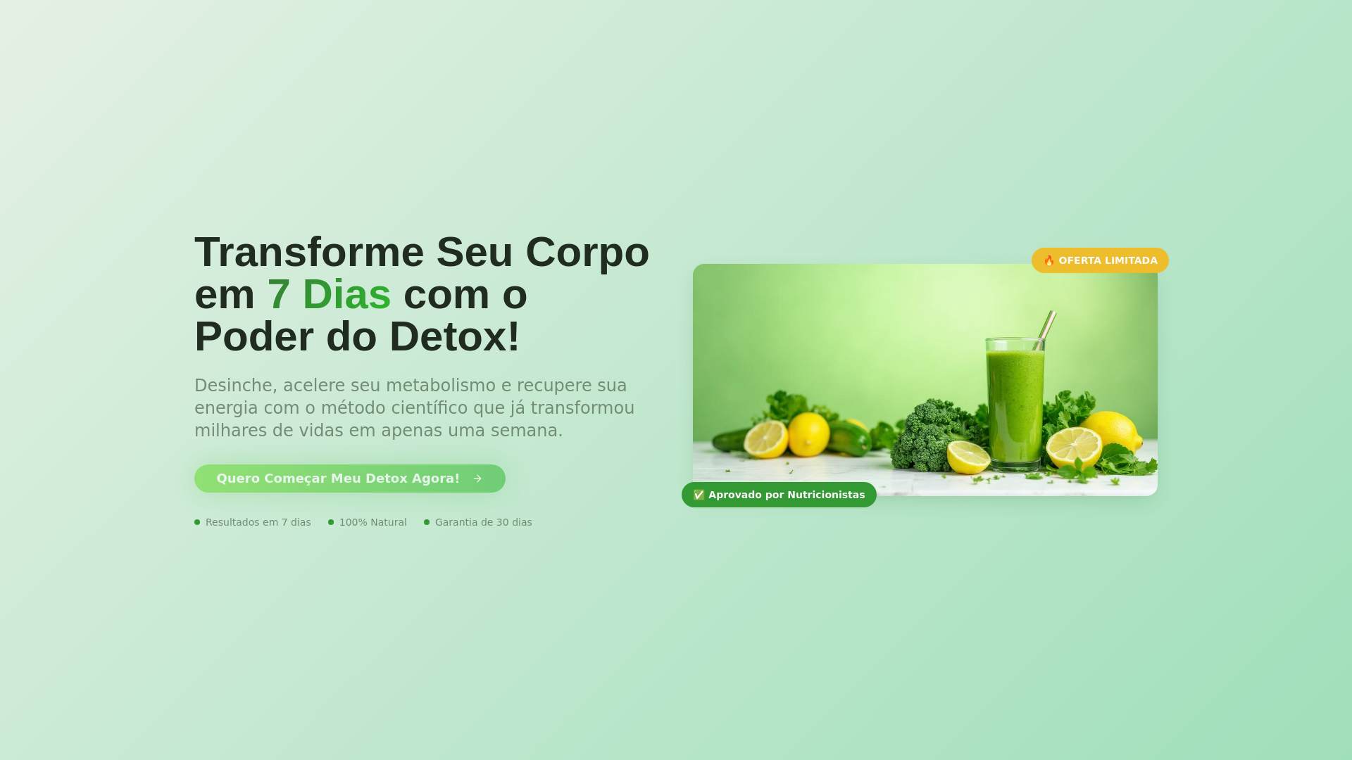 Método Detox 7 dias