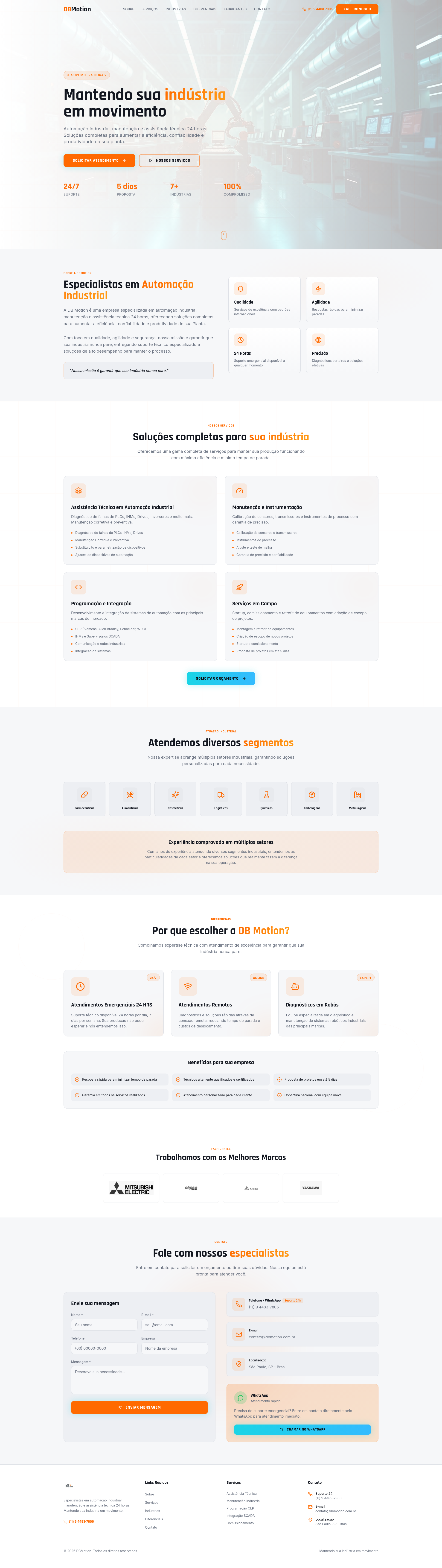 DBMotion - Automação Industrial e Assistência Técnica 24h