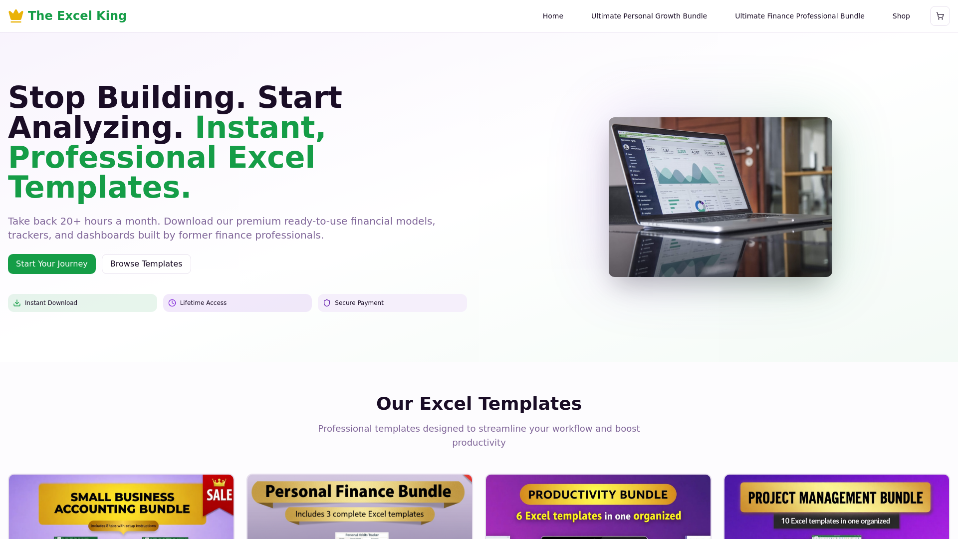 The Excel King - Premium Excel Templates & Trackers