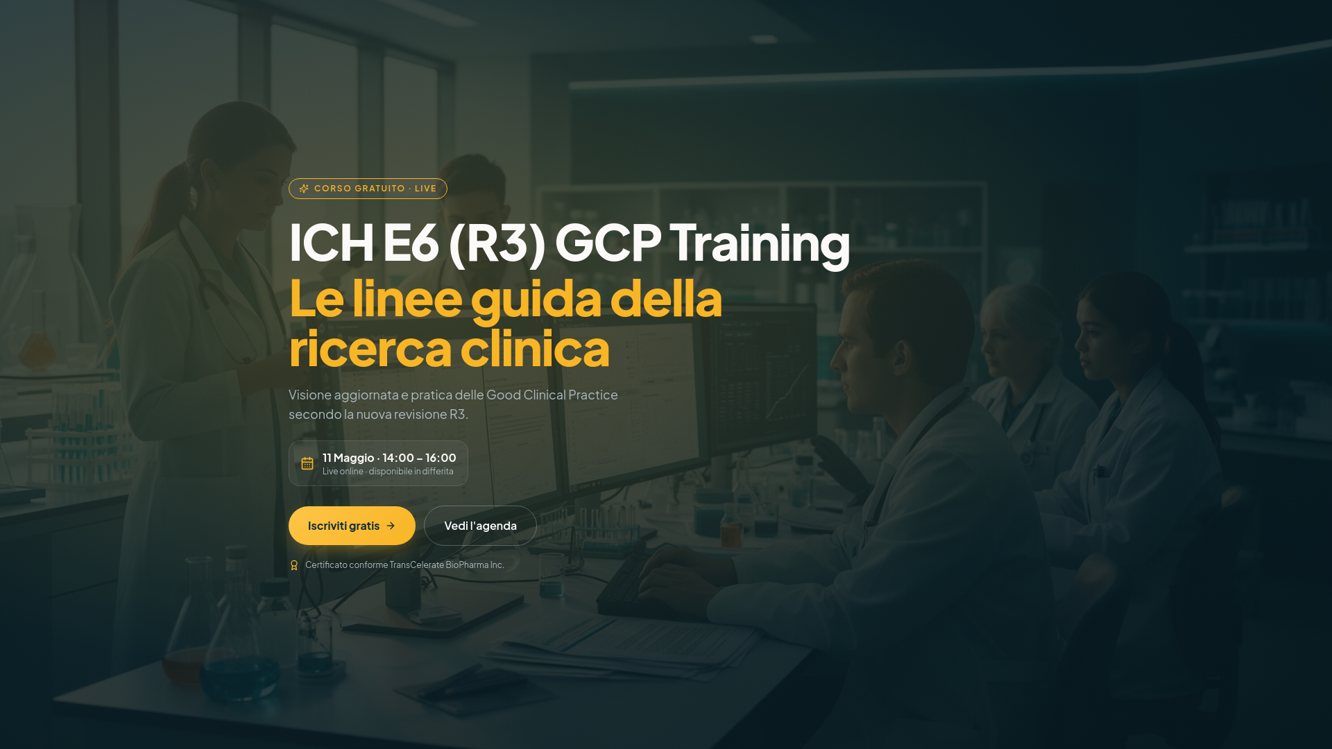 ICH E6 (R3) GCP Training – Linee guida della ricerca clinica