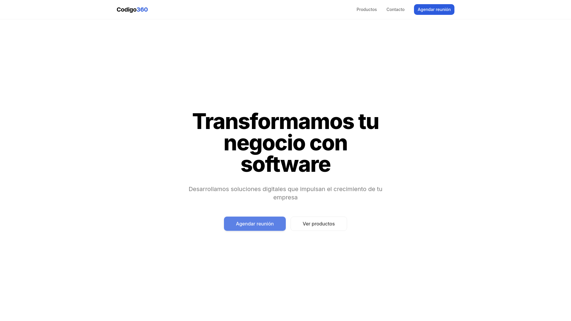 Codigo360 — Software Factory