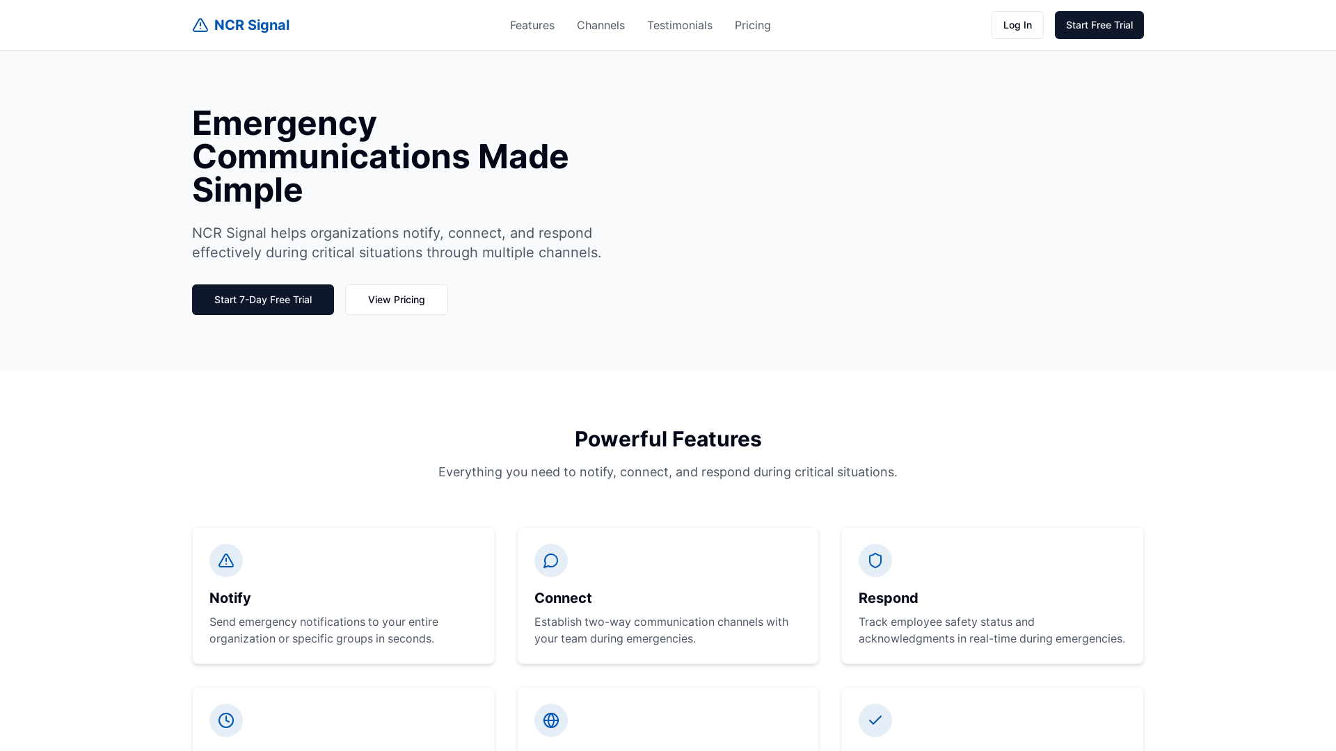 Professional Employee Emergency Communication System Platform