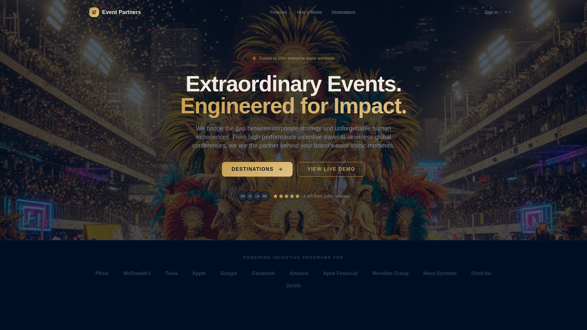 Event Partners | Corporate Incentive Travel & Reward Trip Planners