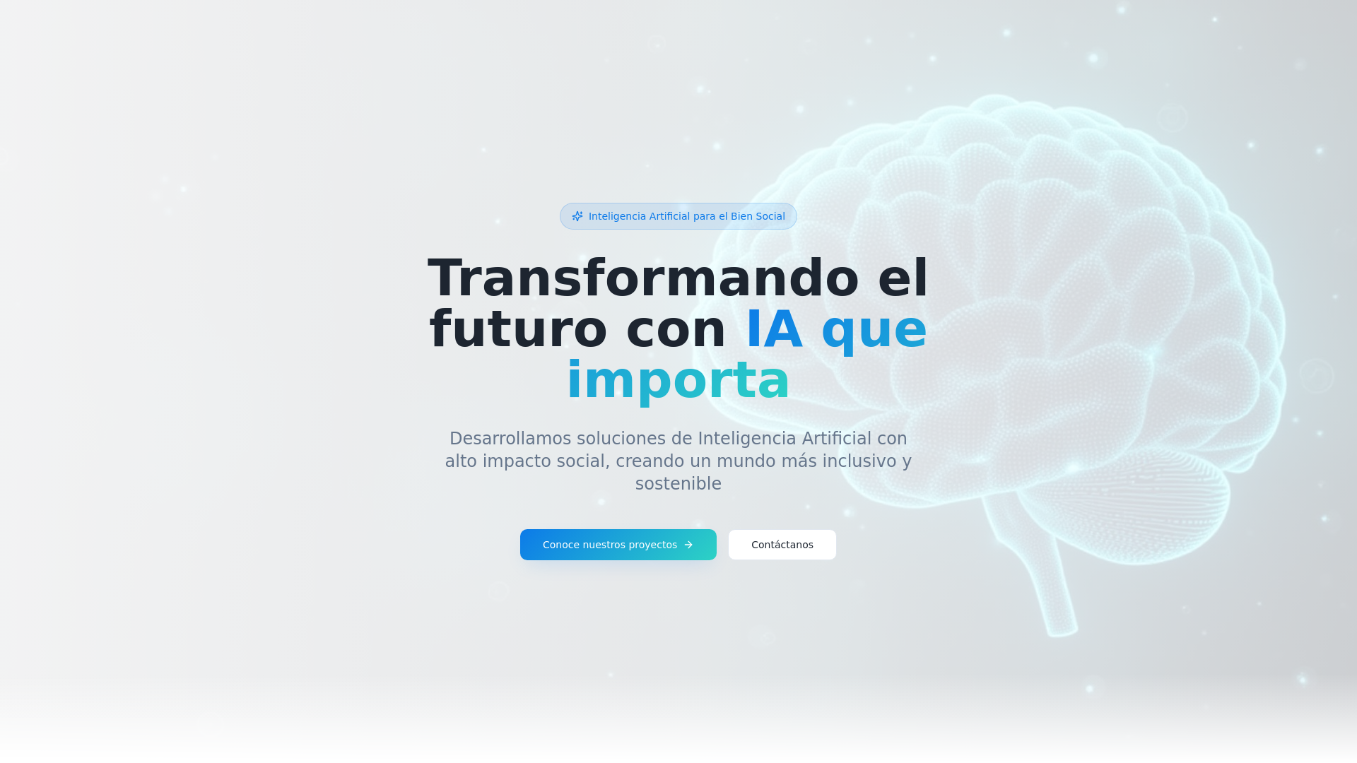 Algoritmo AI - Inteligencia Artificial para el Bien Social