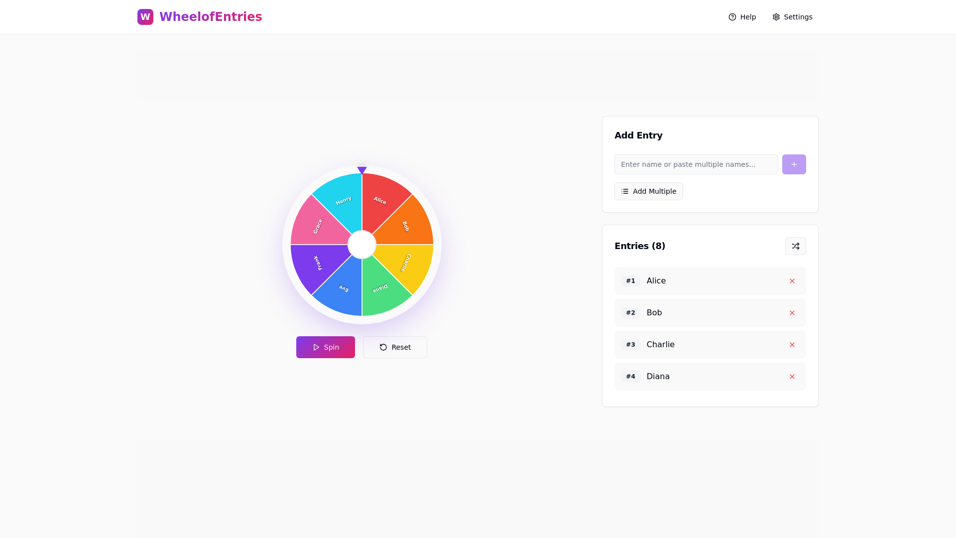 Spinmaster - Random Name Picker & Decision Wheel