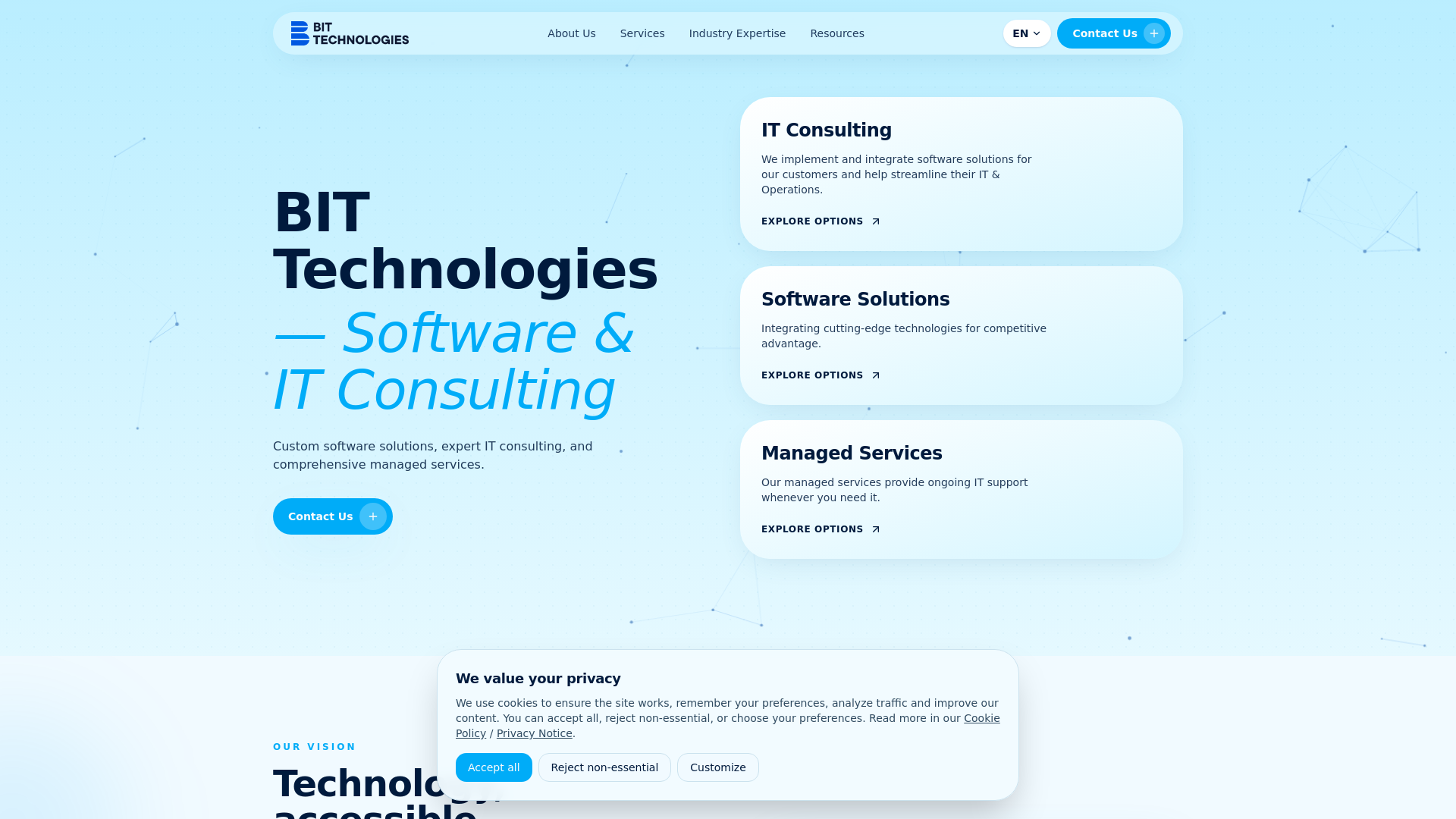 BIT Technologies — Software, IT Consulting & Services