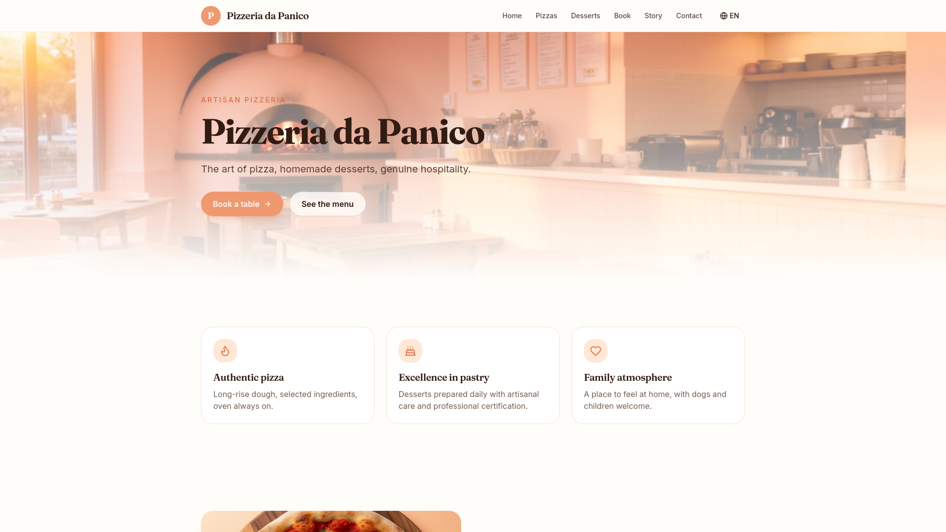 Pizzeria da Panico a Calcinaia